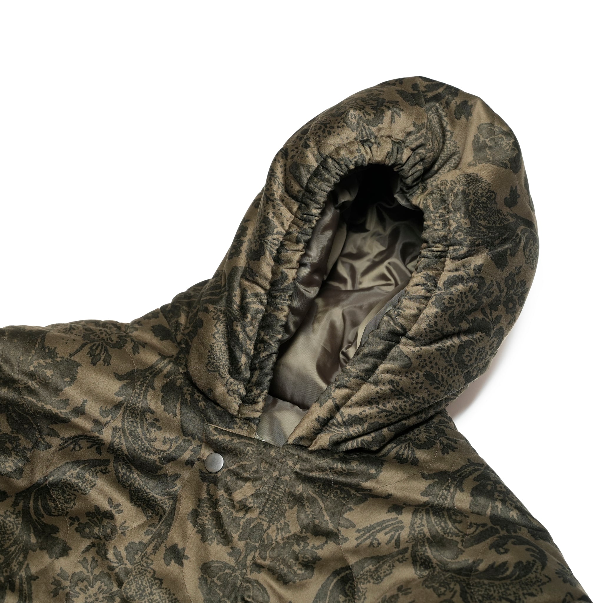 G64103_VT.KH | PADDING HOODIE JUMPER-VT.KH | Color:Khaki【GORT_ゴート】