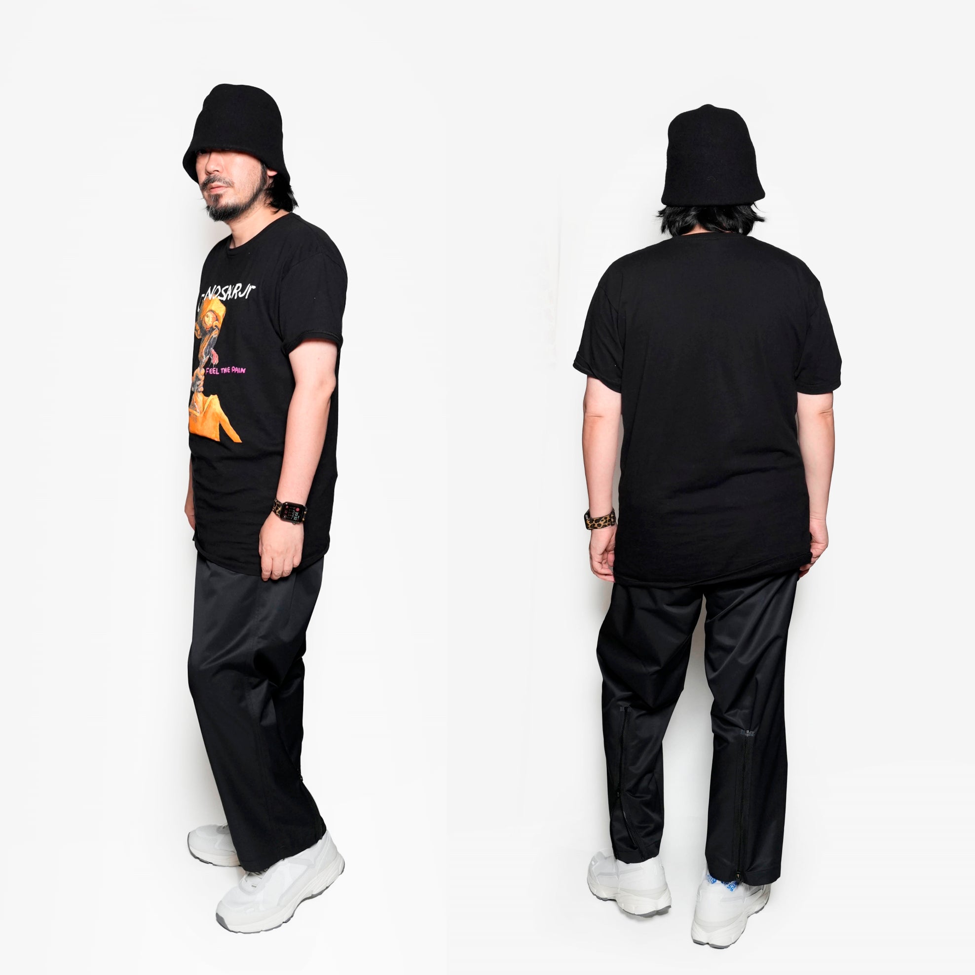 AD00258_BLACK | UNDER ZIP PANTS | Color:Black【ADAN_エーディーエーエヌ】