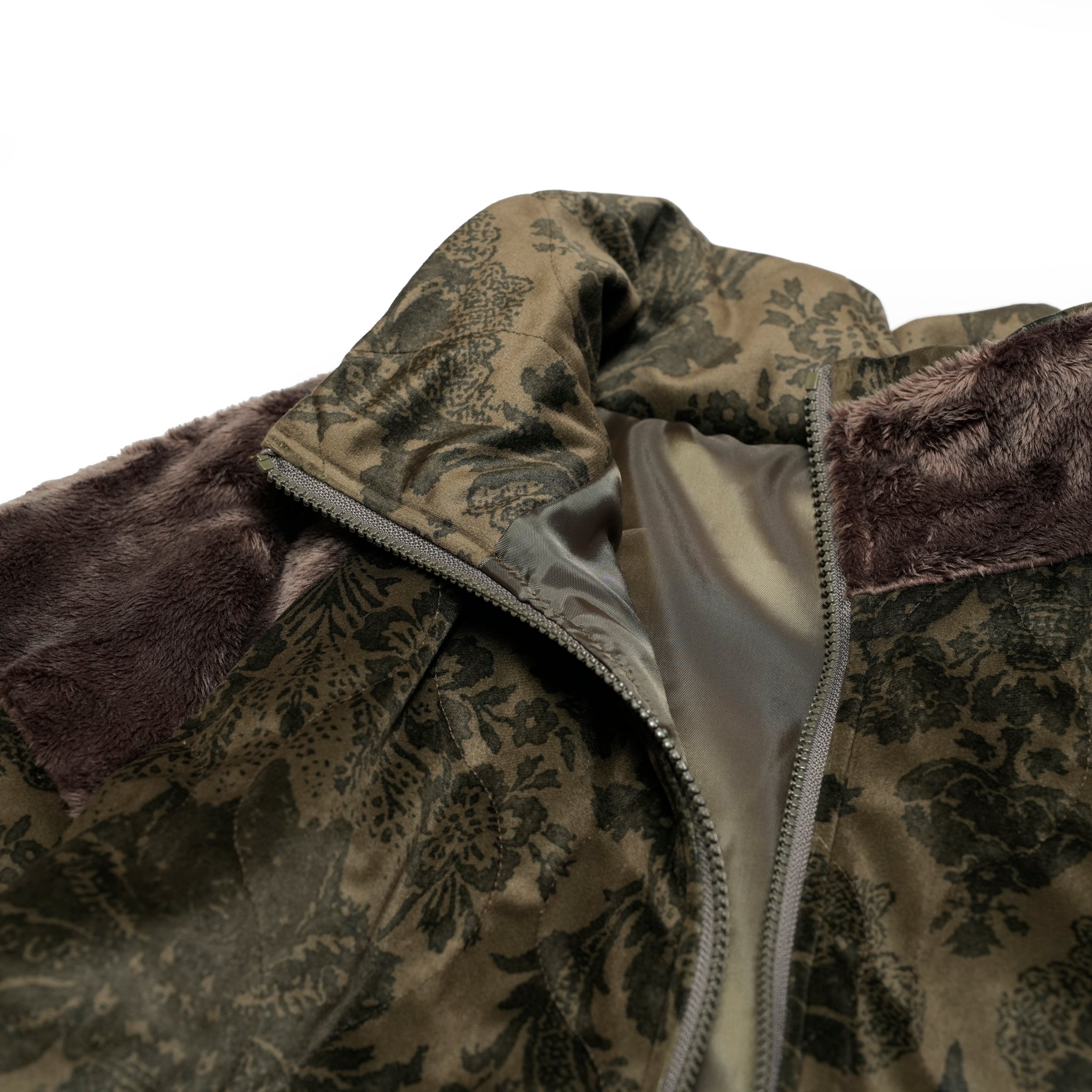 G64201_VT.KH | FLEECE OVERSIZED HALF-ZIP PULLOVER-VT.KH | Color:Khaki【GORT_ゴート】