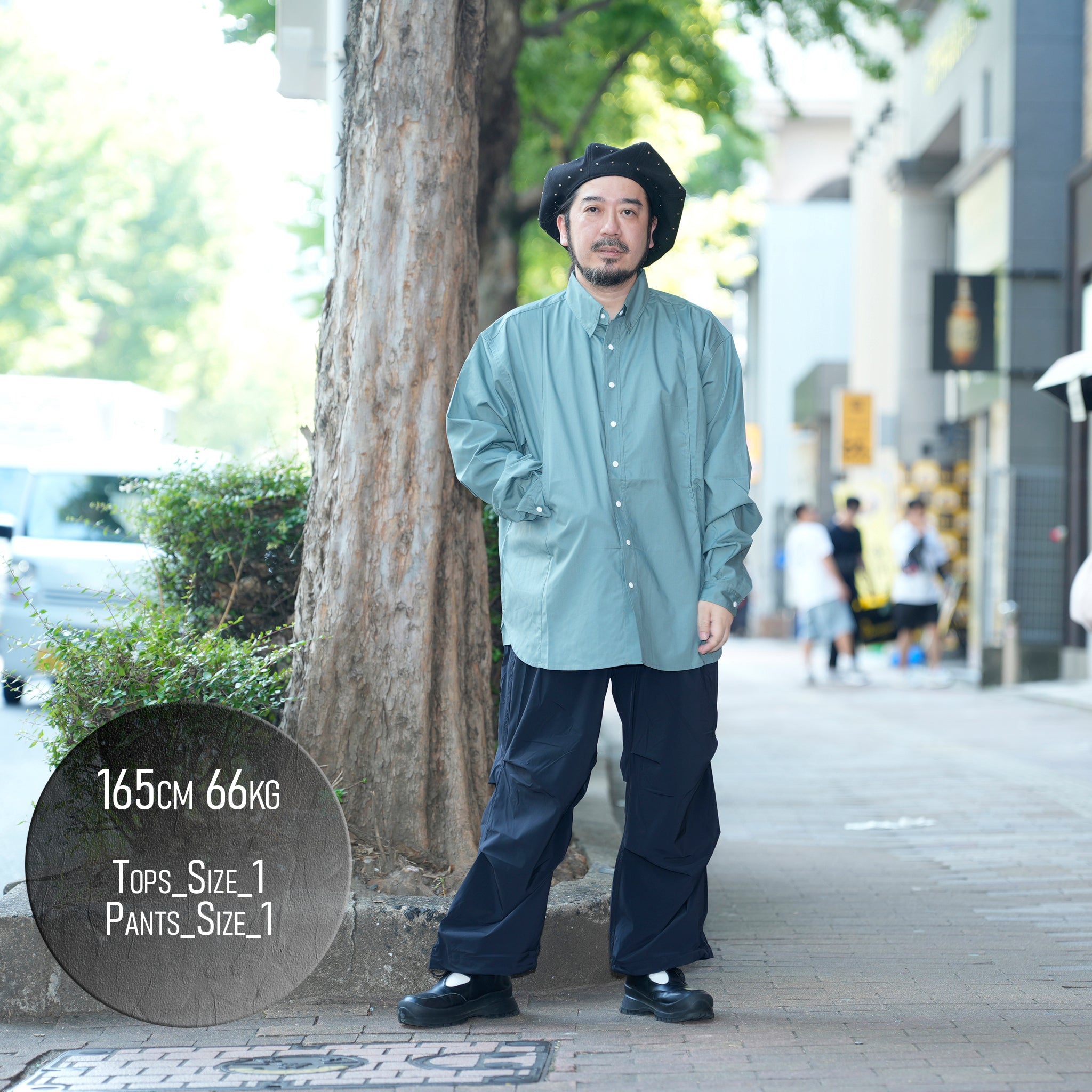 レギュラーカラーシャツ | Color_Color: Green Shade | No__207_color: green shade【UNTRACE_アントレース】