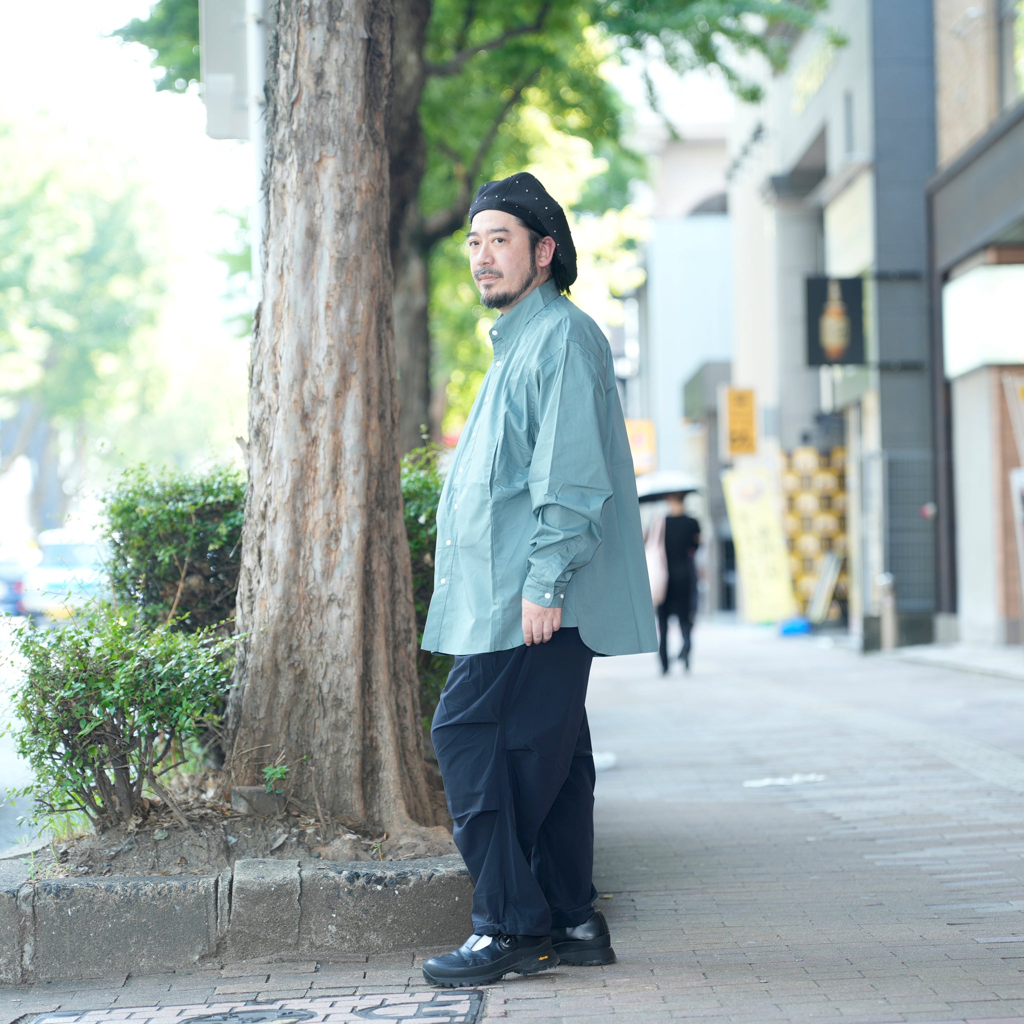 レギュラーカラーシャツ | Color_Color: Green Shade | No__207_color: green shade【UNTRACE_アントレース】