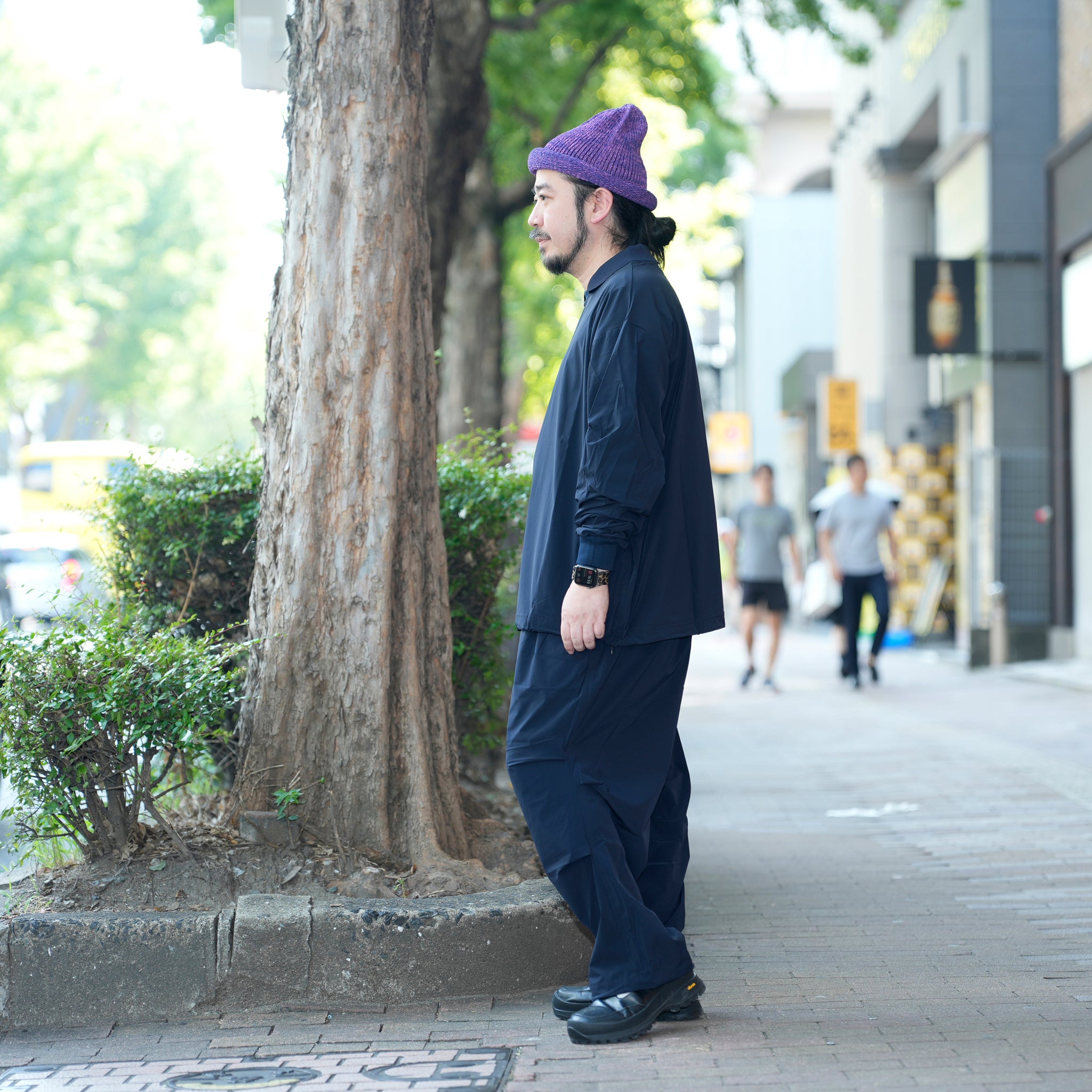 カラースモック L/S | Color_Color: Dark Navy | No__203_color: dark navy【UNTRACE_アントレース】