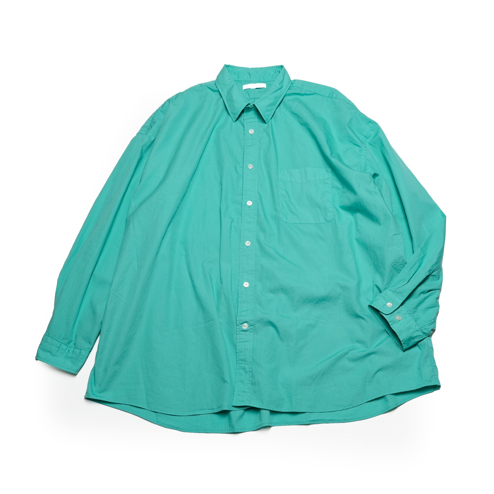 RGW-01_Mint | REGULAR WIDE SHIRT-BROAD | Color:Mint【CATTA SHIRTS_カッタ シャツ】