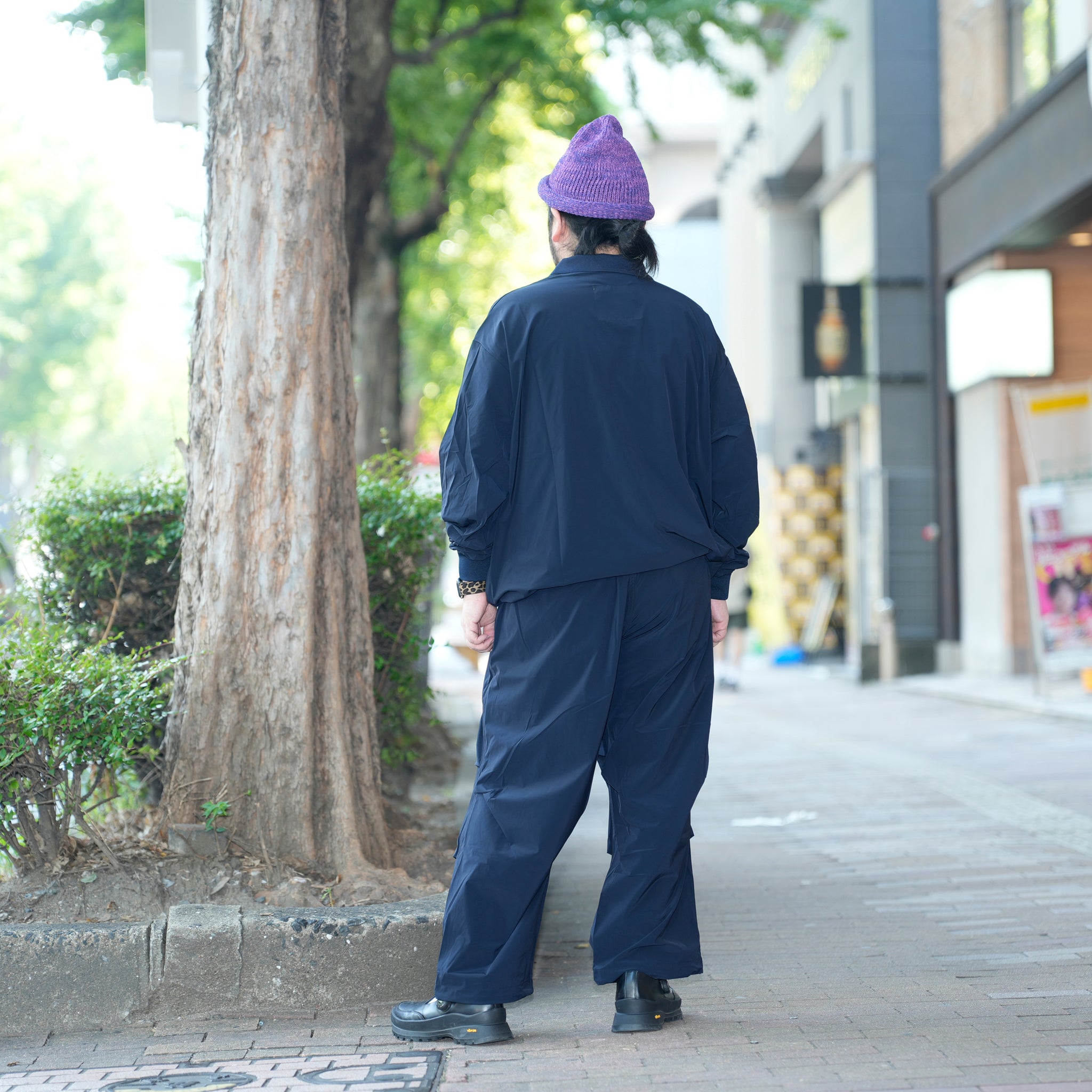 カラースモック L/S | Color_Color: Dark Navy | No__203_color: dark navy【UNTRACE_アントレース】