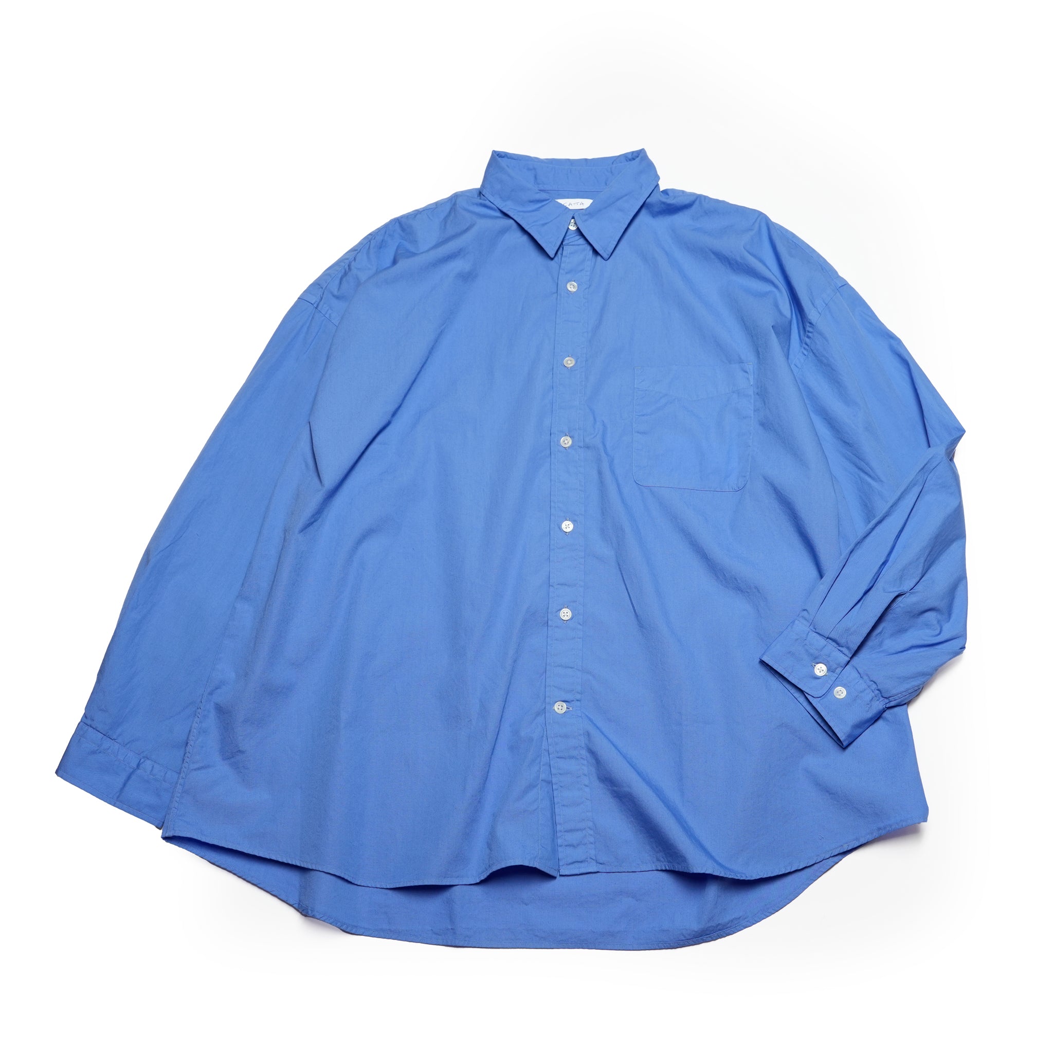 RGW-01_Blue | REGULAR WIDE SHIRT-BROAD | Color:Blue【CATTA SHIRTS_カッタ シャツ】