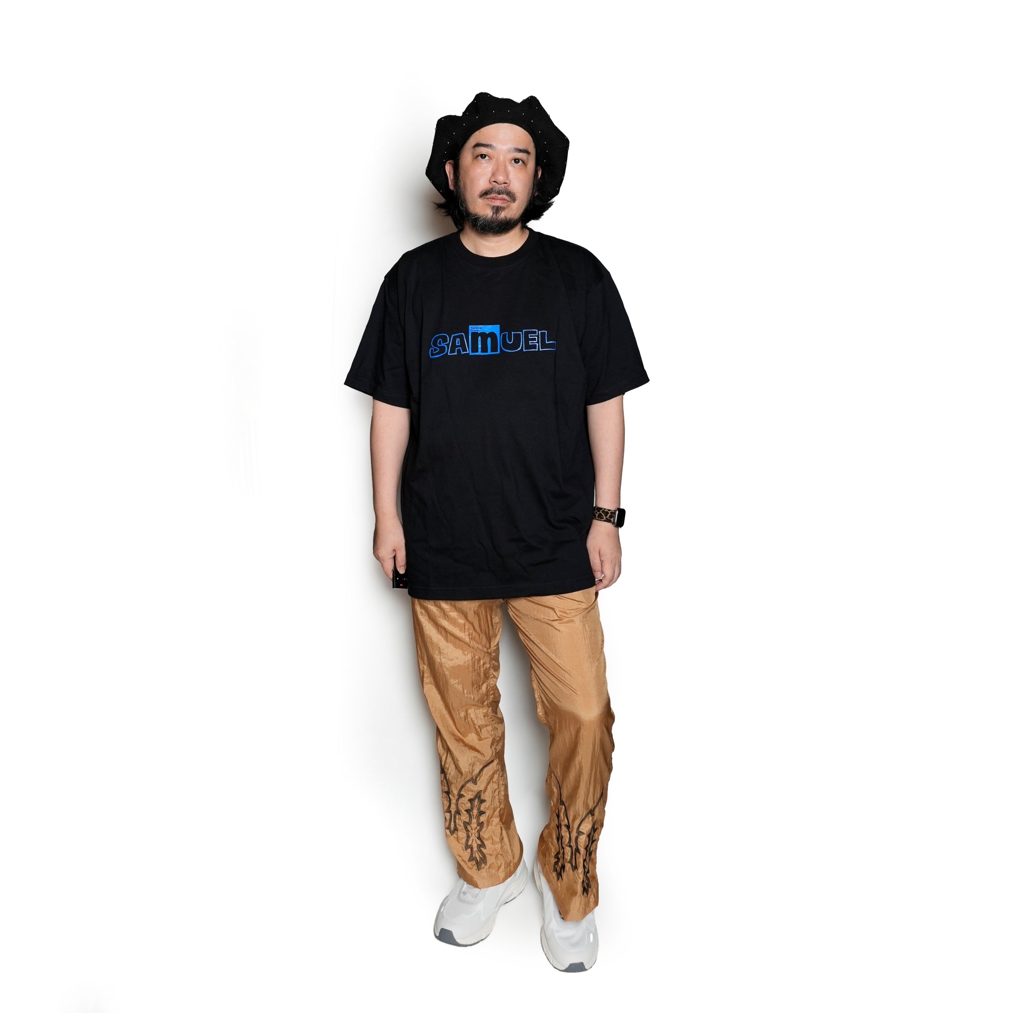 SM-01 | SAMUEL × MANHATTAN RECORDS M LOGO TEE | Color:White / Black【SAMUEL_サミュエル】 【ネコポス選択可能】