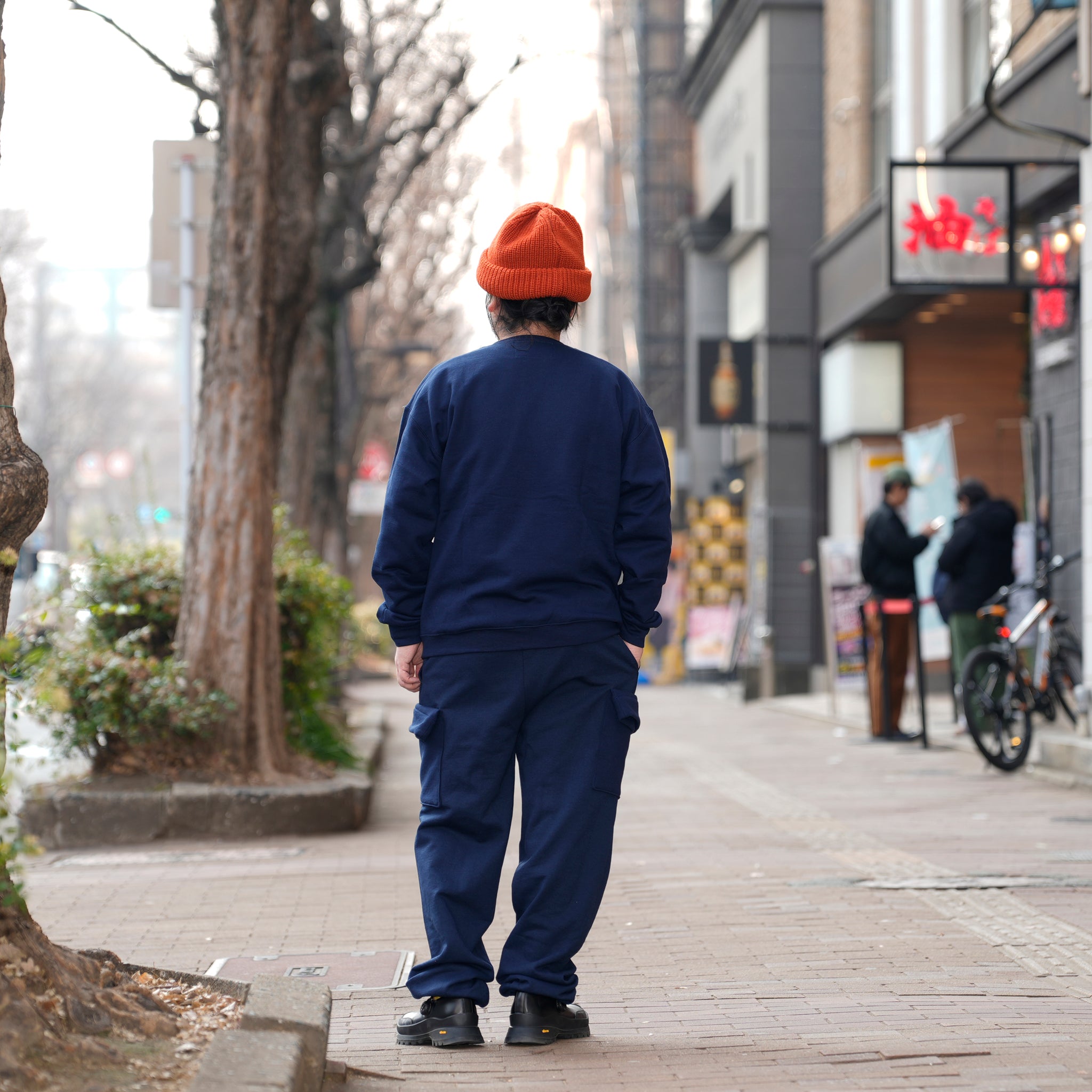 RELAX FIT №134　[Sweat cargo pants] Color:Black/Navy/【RELAX FIT_リラックスフィット】