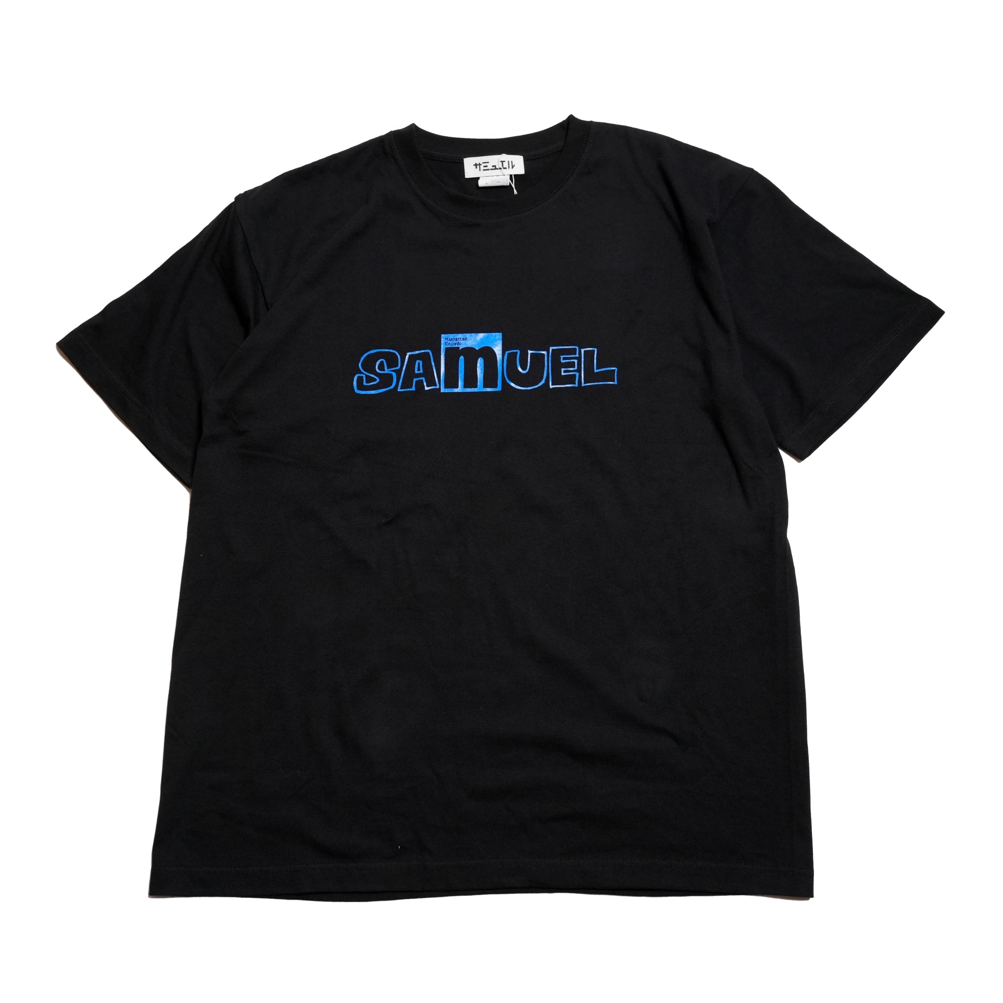 SM-01 | SAMUEL × MANHATTAN RECORDS M LOGO TEE | Color:White / Black【SAMUEL_サミュエル】 【ネコポス選択可能】