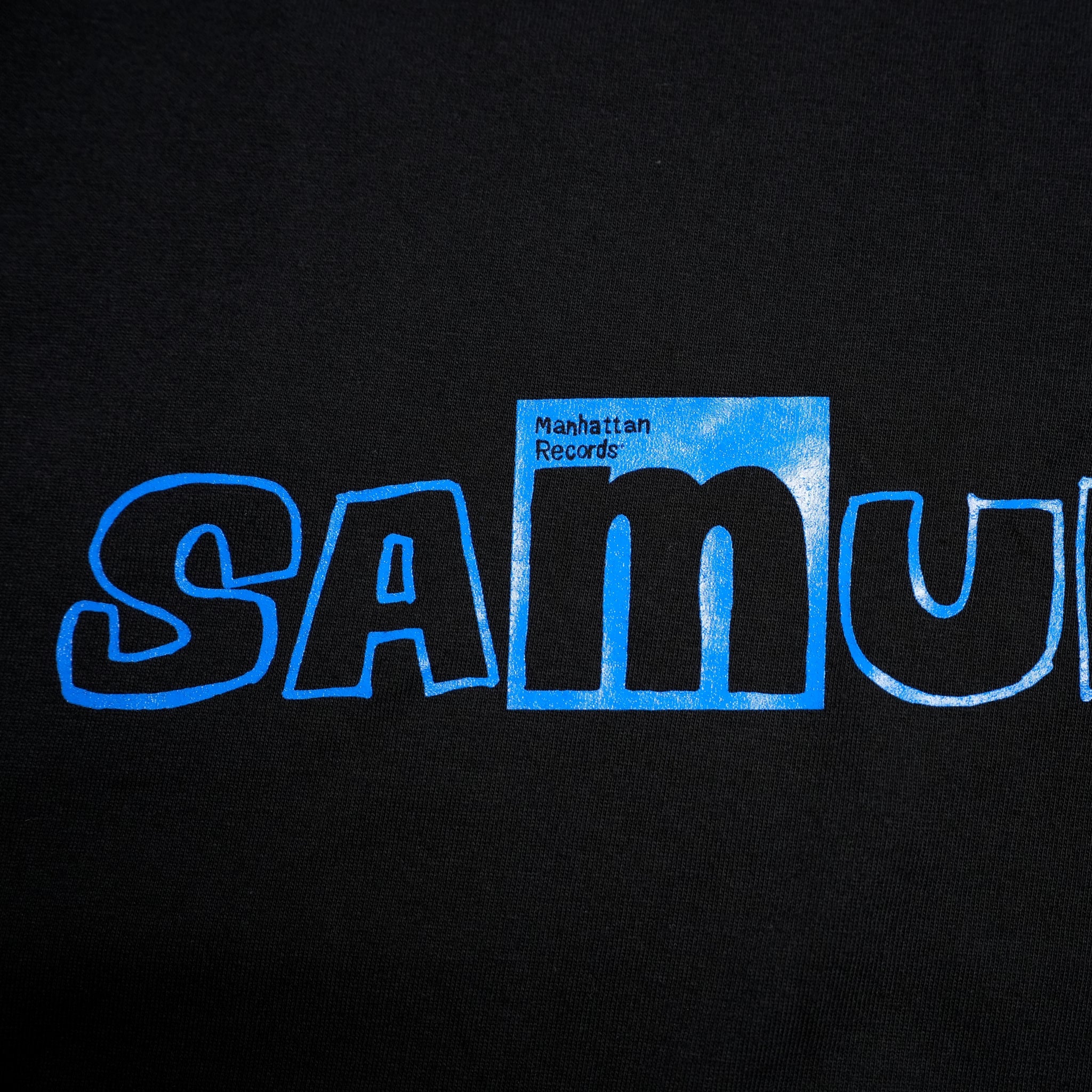 SM-01 | SAMUEL × MANHATTAN RECORDS M LOGO TEE | Color:White / Black【SAMUEL_サミュエル】 【ネコポス選択可能】