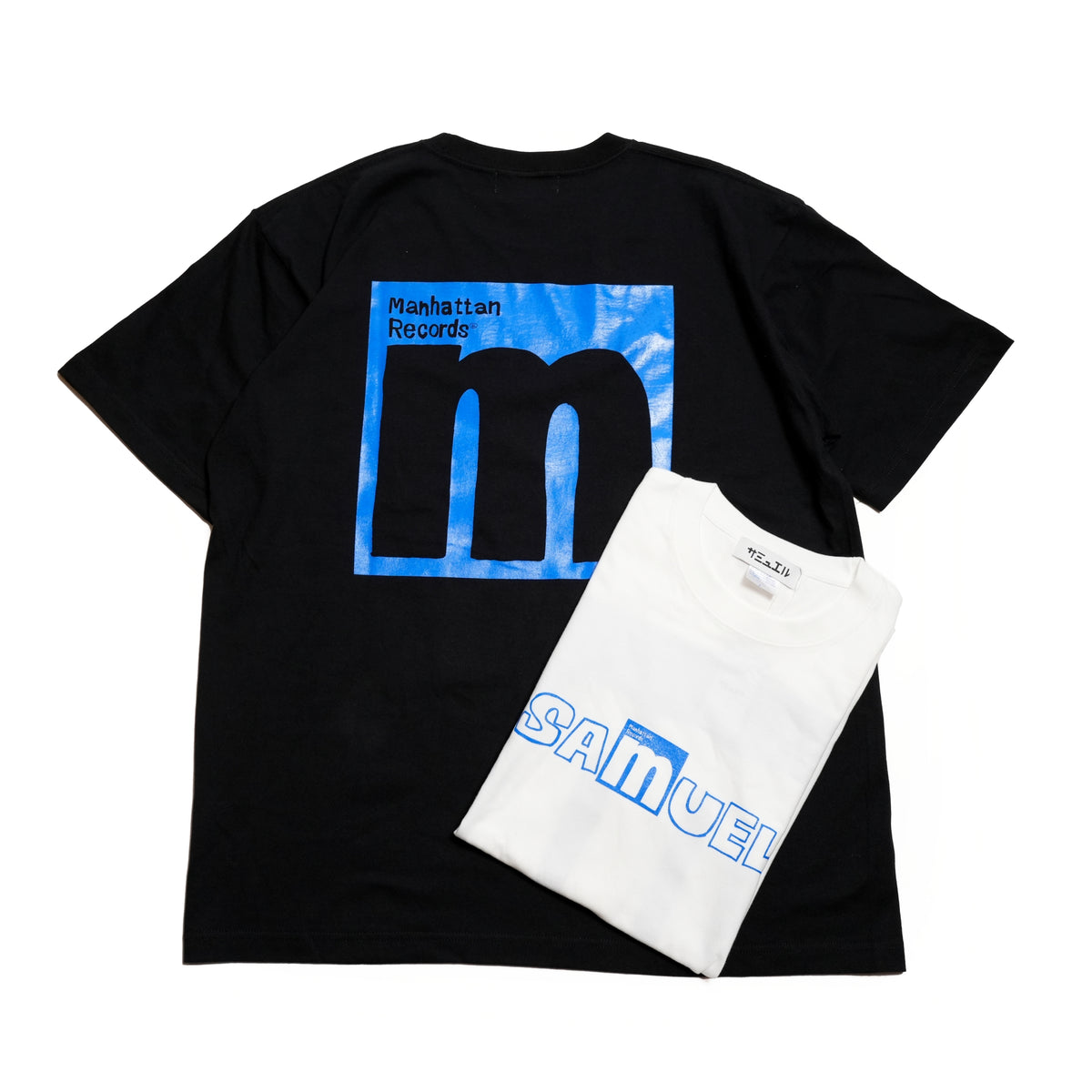 SM-01 | SAMUEL × MANHATTAN RECORDS M LOGO TEE | Color:White 