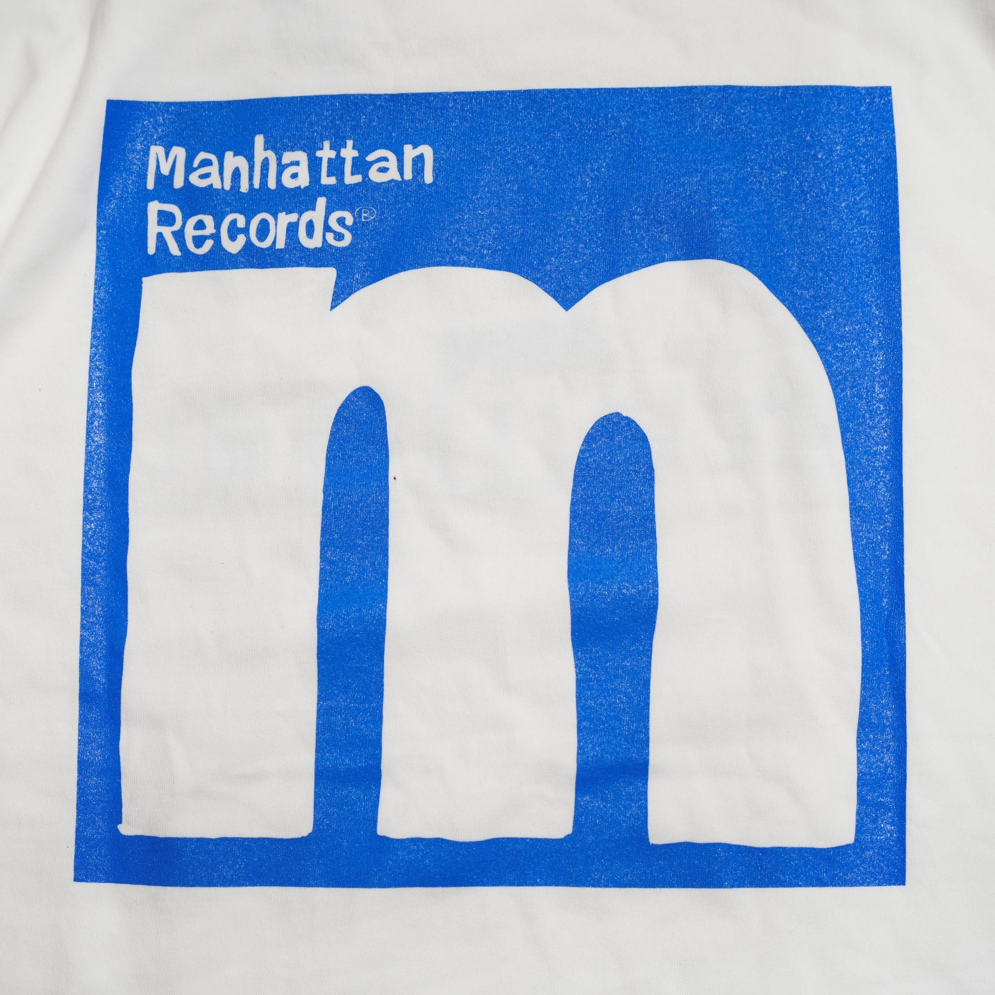 SM-01 | SAMUEL × MANHATTAN RECORDS M LOGO TEE | Color:White / Black【SAMUEL_サミュエル】 【ネコポス選択可能】