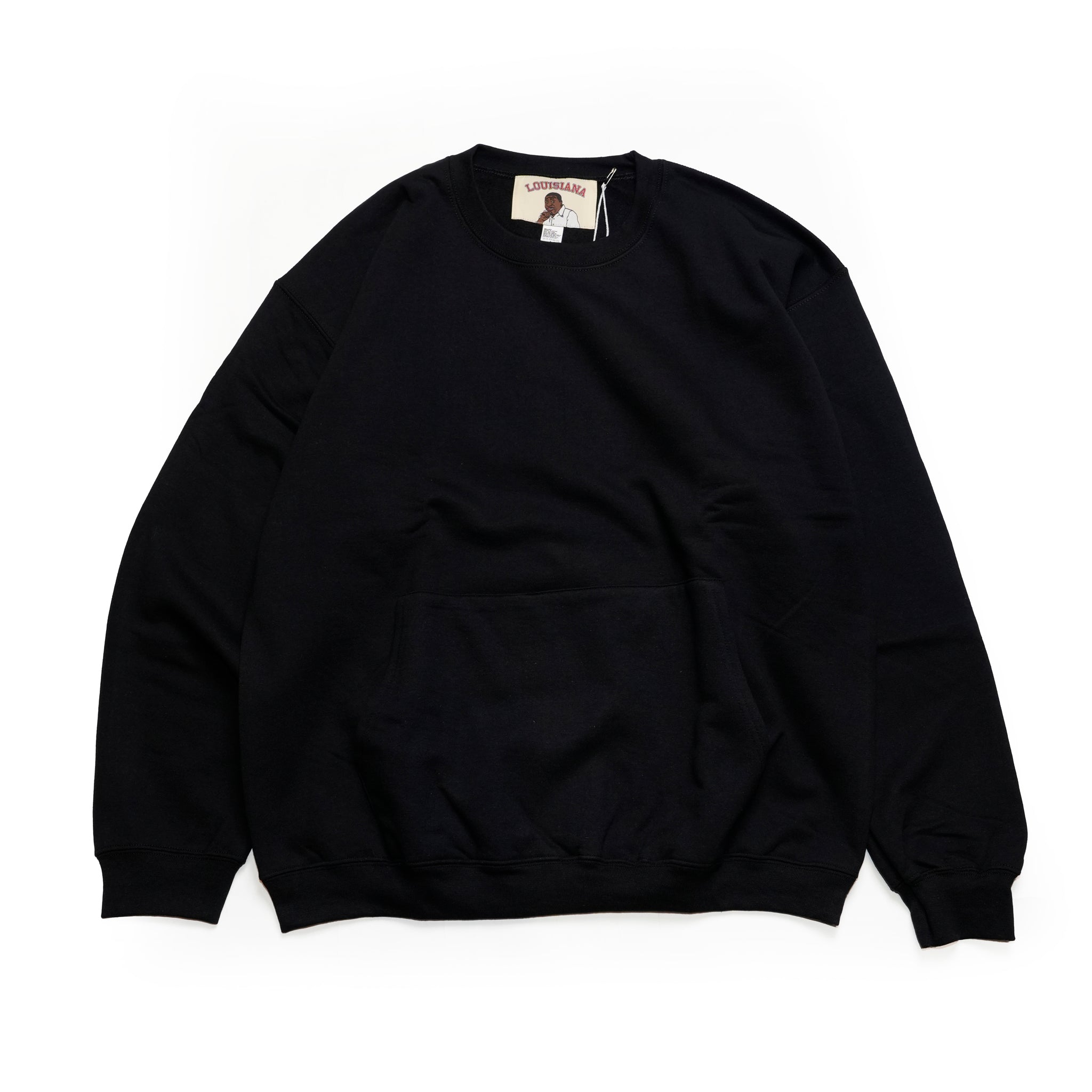 RELAXFIT №117　[muff pocket crew sweat] Color:Black/Navy/Ash Gray【RELAX FIT_リラックスフィット】