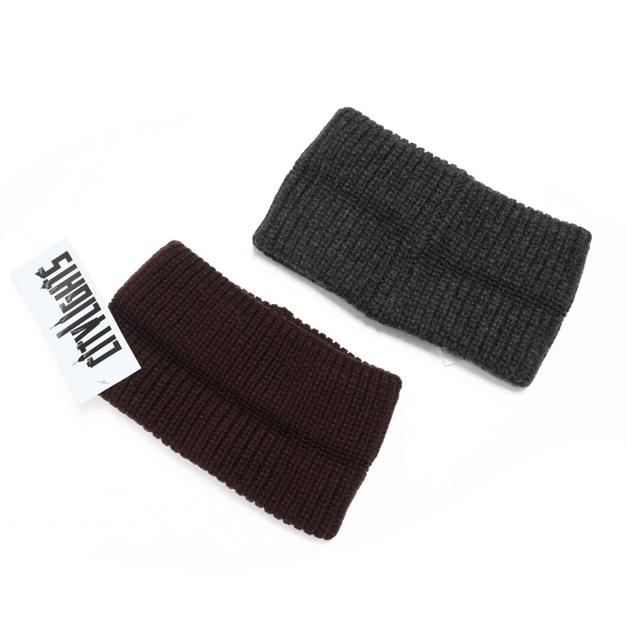 BIG HEAD-BAND  | Color_*CHARCOAL/*BROWN【CITYLIGHTS PRODUCTS_シティライツプロダクツ】