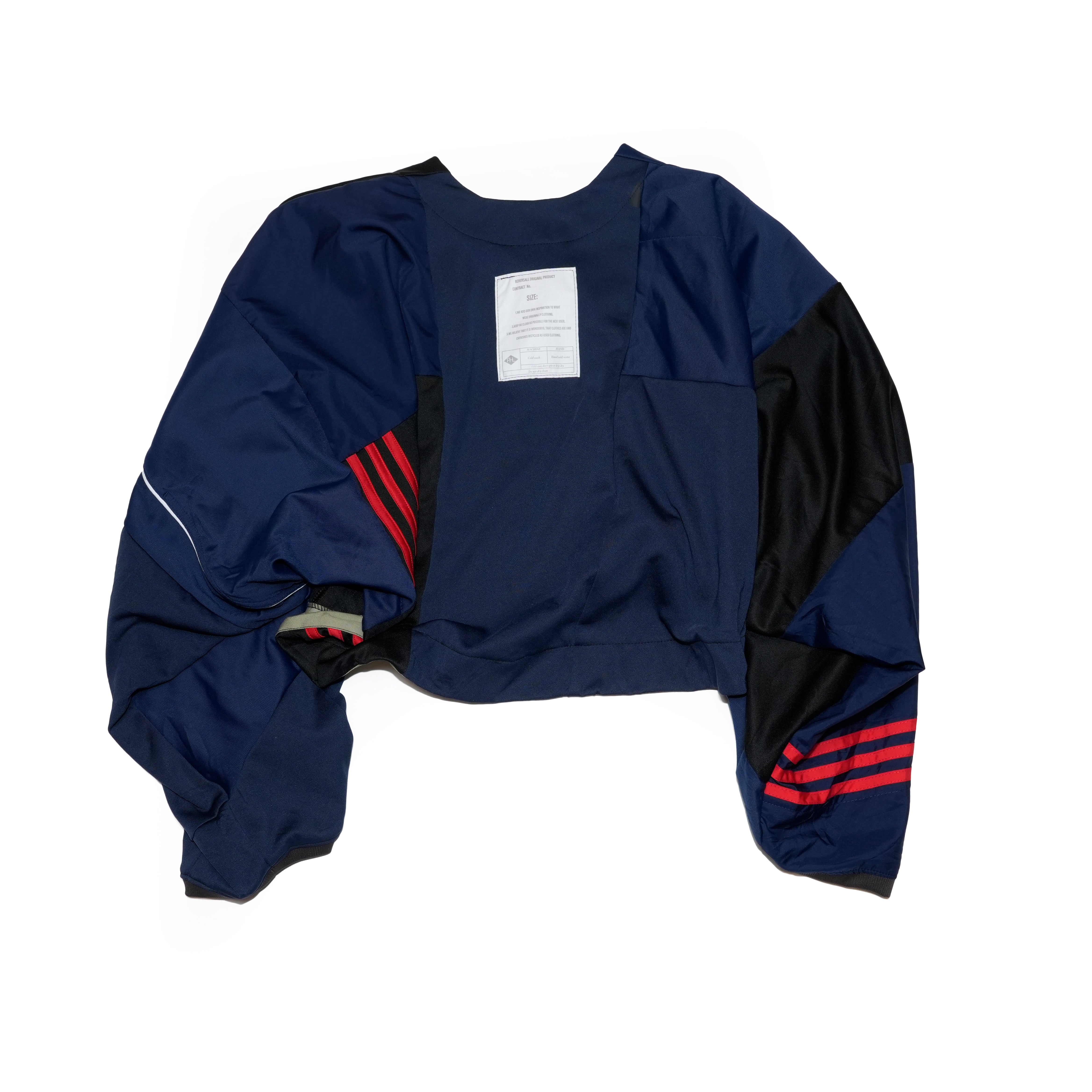 AT252 | ジャージパッチワークボレロ | Color:Multi_05 | Size-Free【REHERSALL_リハーズオール】