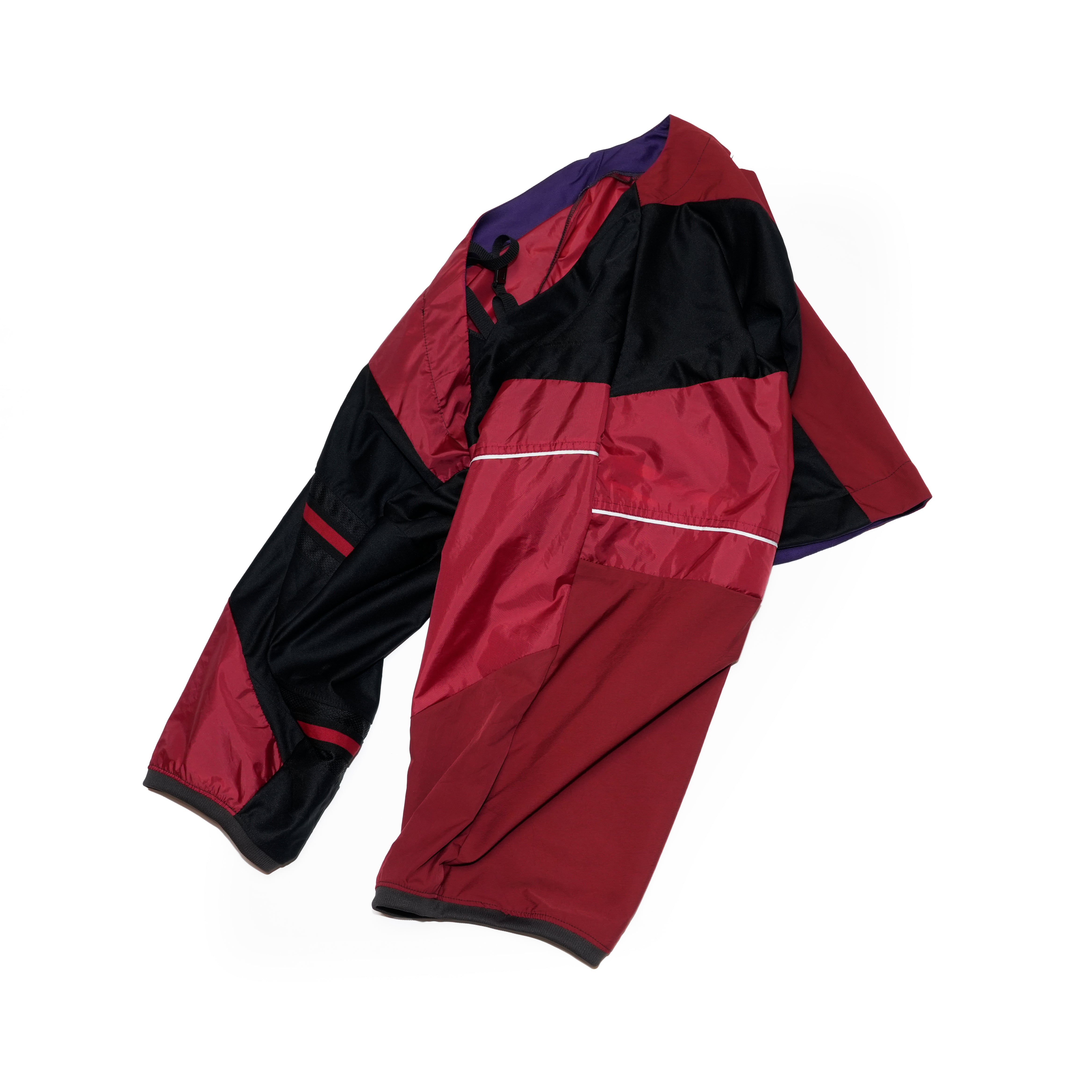AT252 | ジャージパッチワークボレロ | Color:Multi_07 | Size-Free【REHERSALL_リハーズオール】