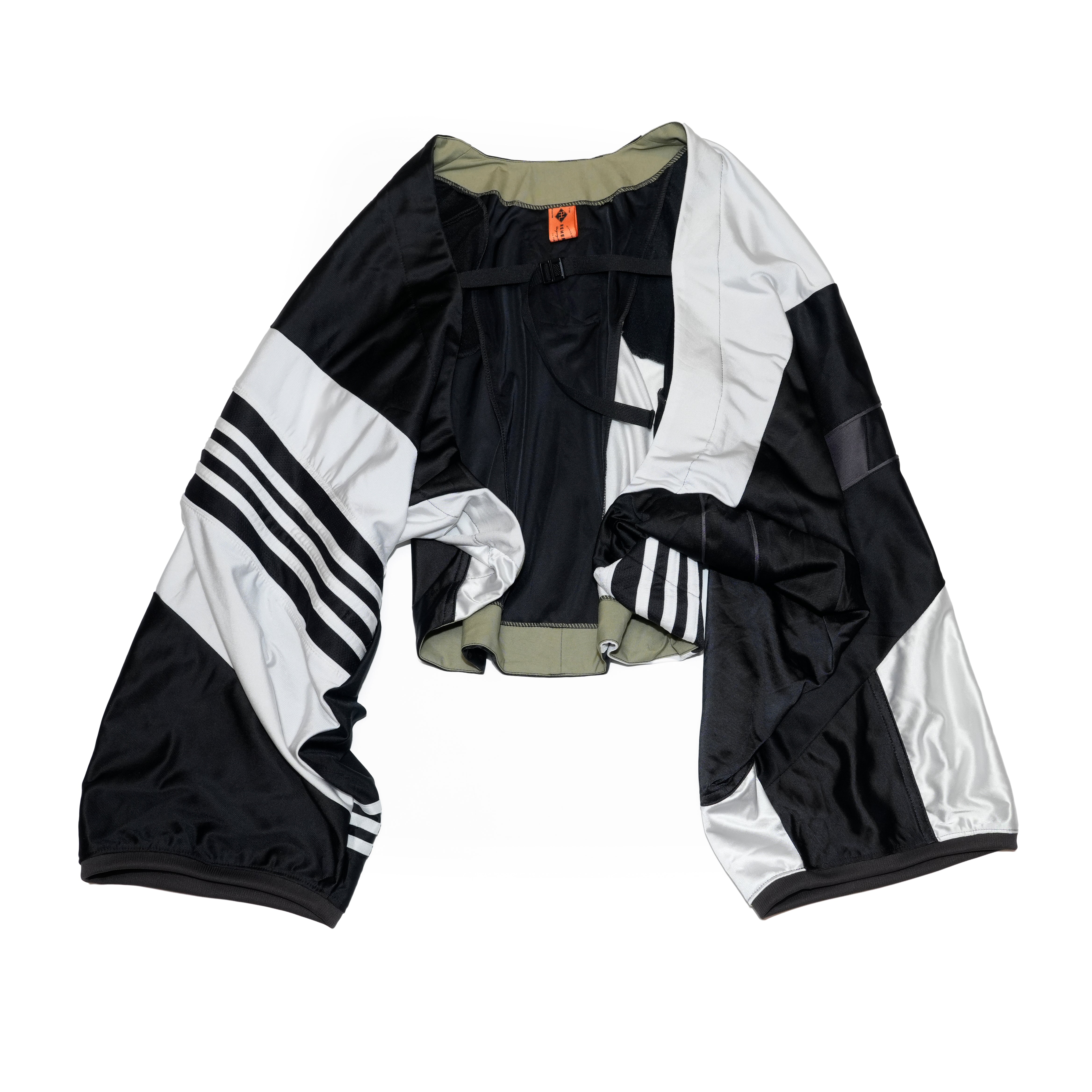 AT252 | ジャージパッチワークボレロ | Color:Multi_10 | Size-Free【REHERSALL_リハーズオール】