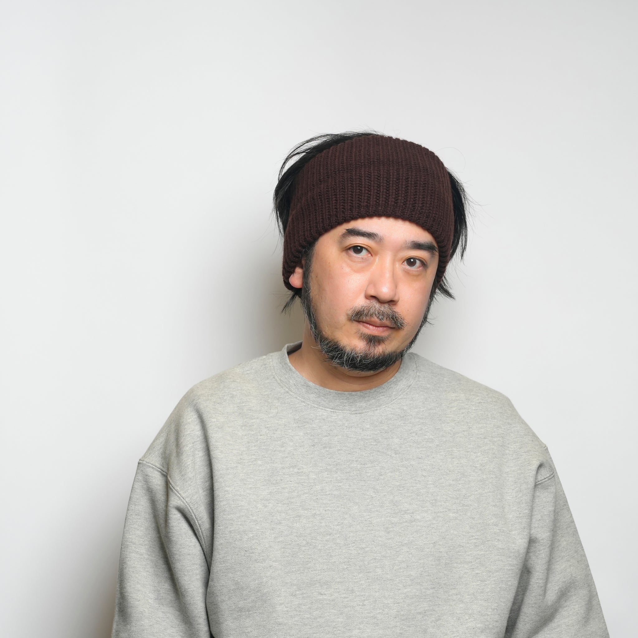 BIG HEAD-BAND  | Color_*CHARCOAL/*BROWN【CITYLIGHTS PRODUCTS_シティライツプロダクツ】