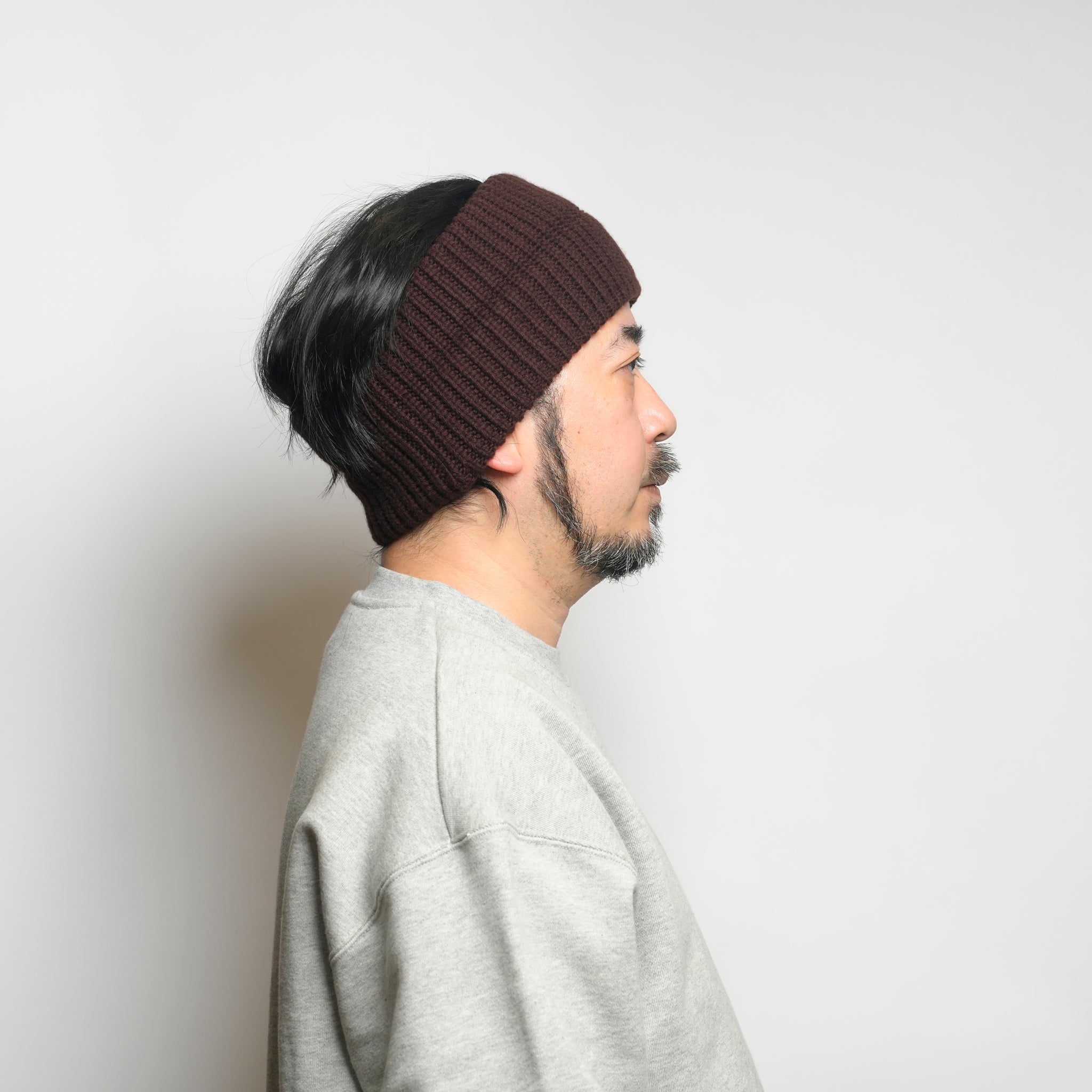 BIG HEAD-BAND  | Color_*CHARCOAL/*BROWN【CITYLIGHTS PRODUCTS_シティライツプロダクツ】