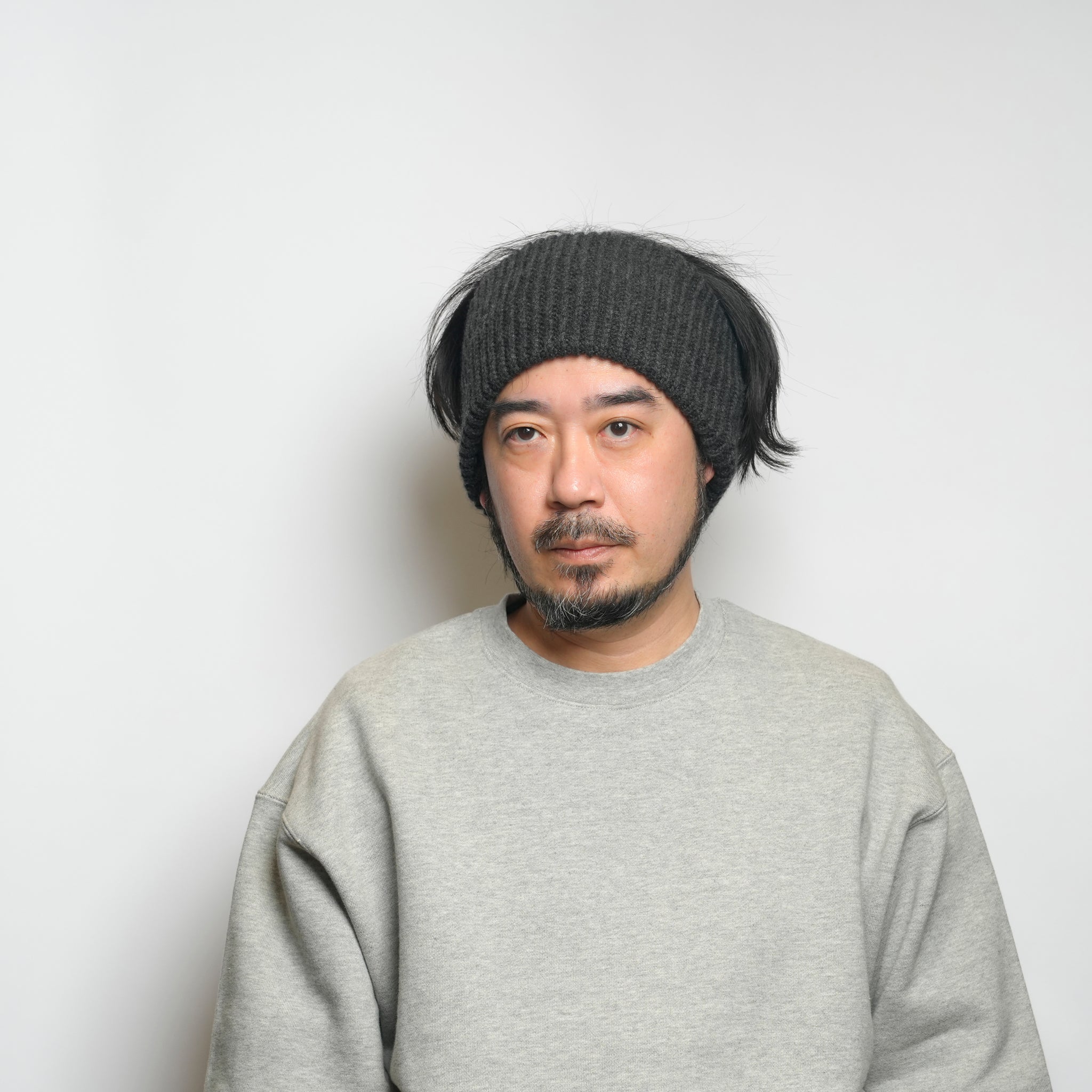 BIG HEAD-BAND  | Color_*CHARCOAL/*BROWN【CITYLIGHTS PRODUCTS_シティライツプロダクツ】