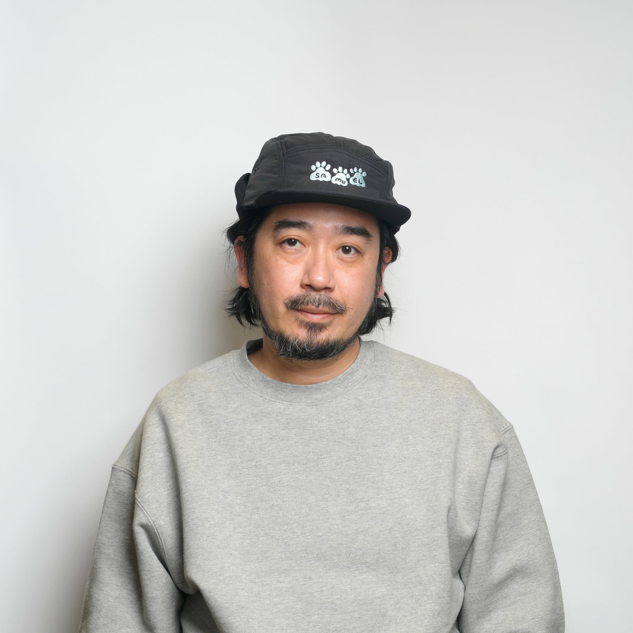 SAMUEL × SHIMAO MAHO CAMP CAP – BLACK / BLUE | SAMUEL