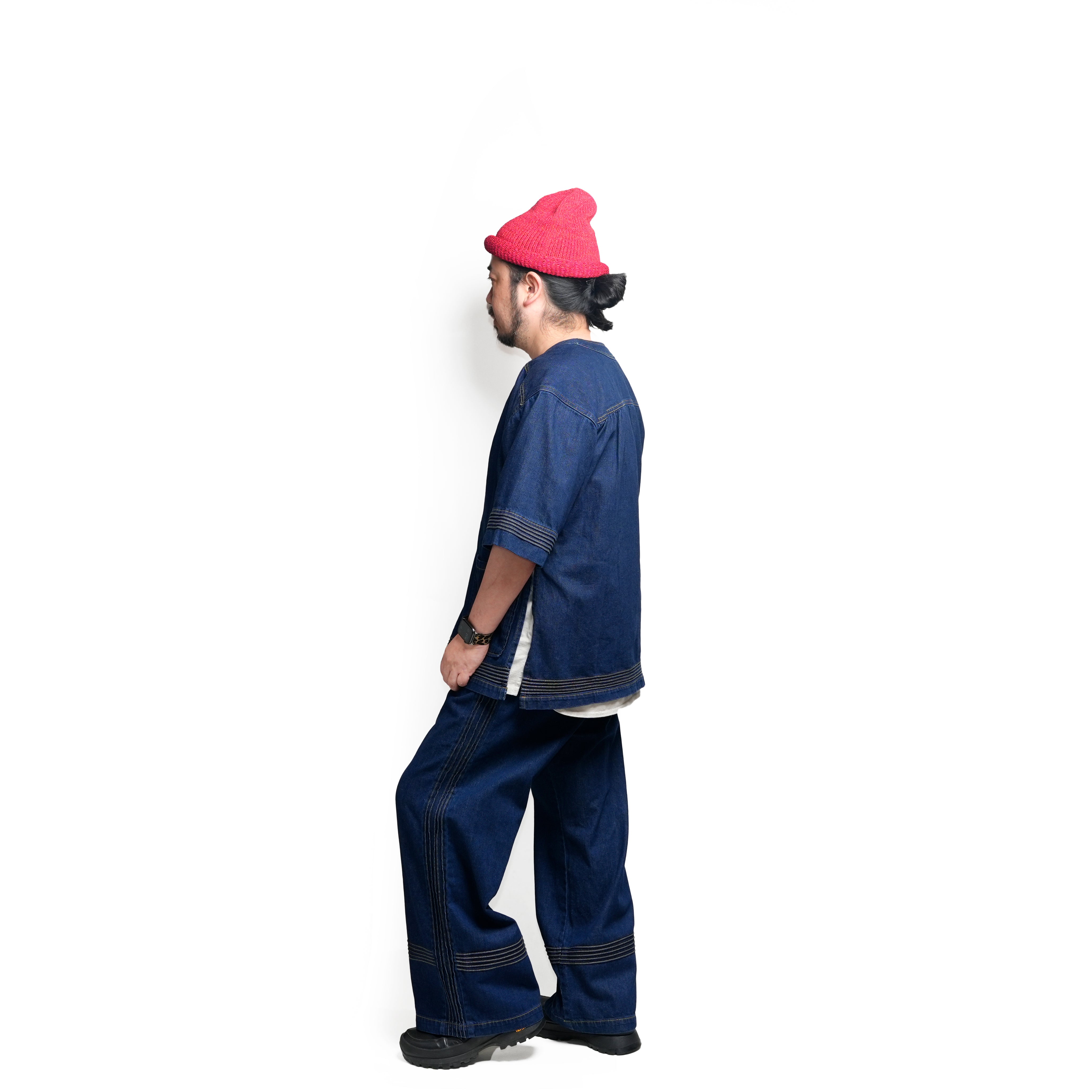 Denim Tops | Color_Navy | No_l-to002_navy【Looper_ルーパー】