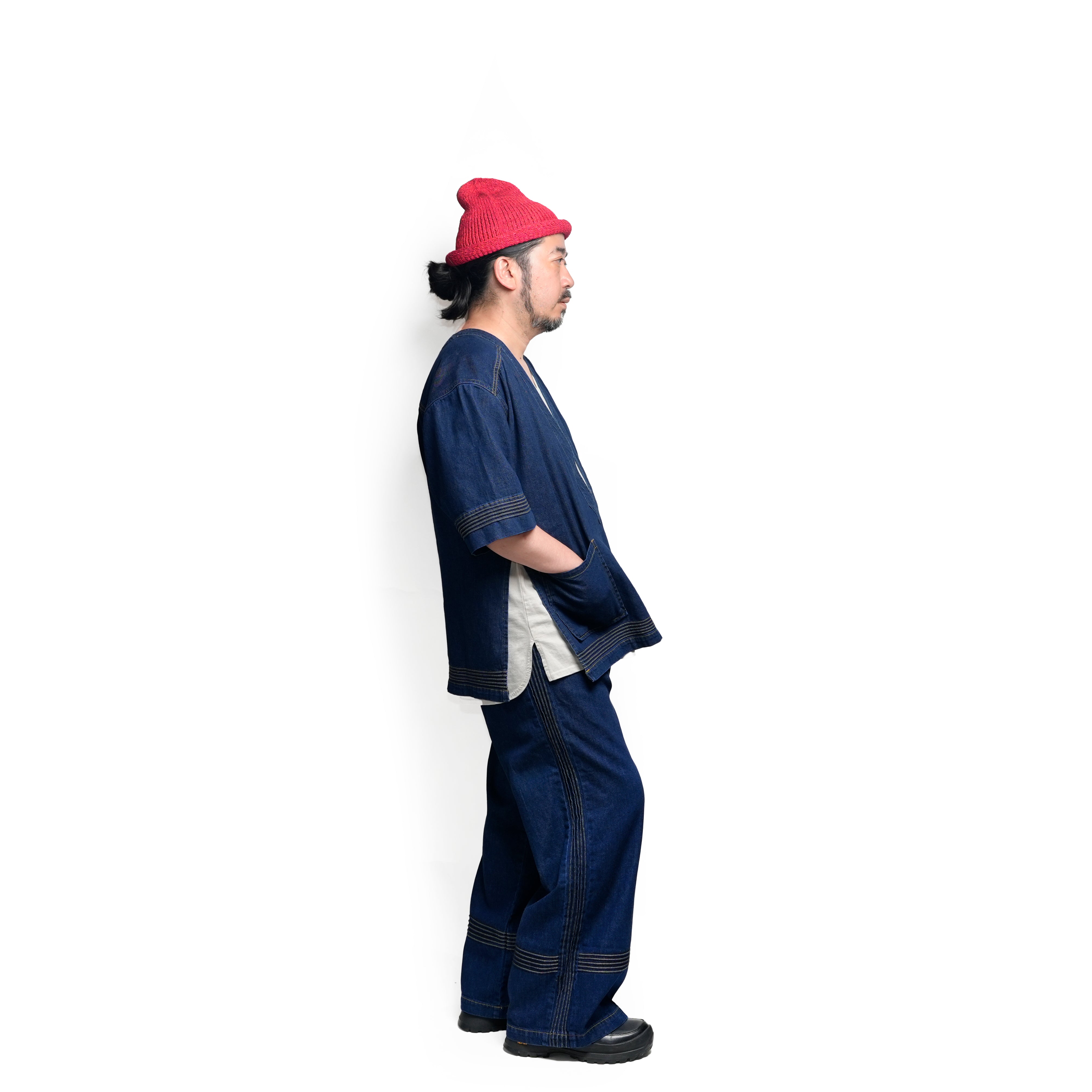 Denim Tops | Color_Navy | No_l-to002_navy【Looper_ルーパー】