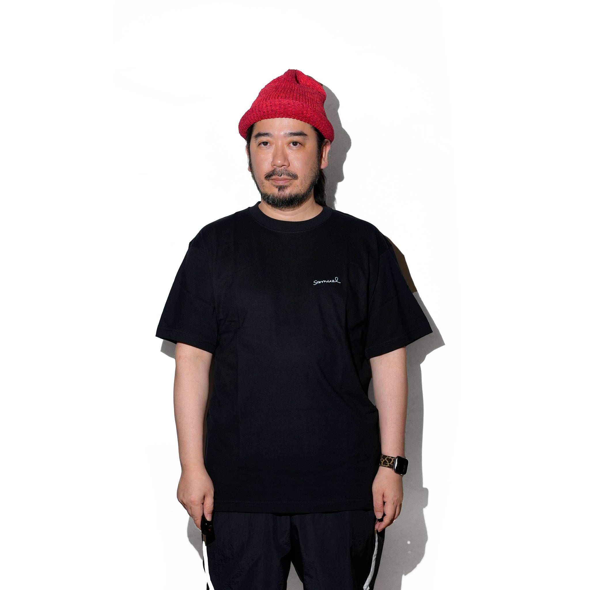 SAMUEL × SHIMAO MAHO ICECREAM S/S TEE | Color:Black | S-25SS-SS-013【SAMUEL_サミュエル】 【ネコポス選択可能】