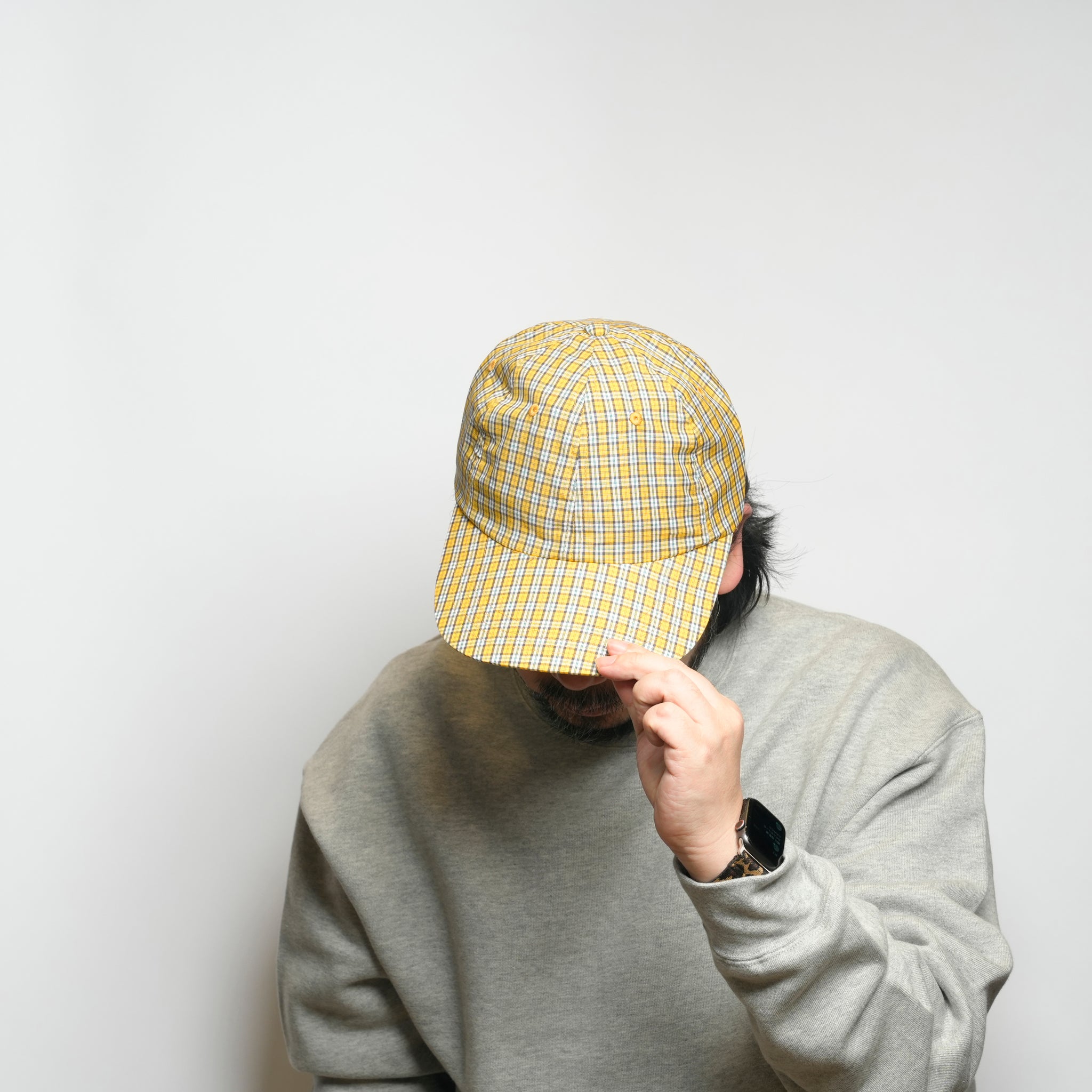 6 panel long brim cap – Yellow(c) | stf-001-yellow(c) | SHARE THE FANTASY