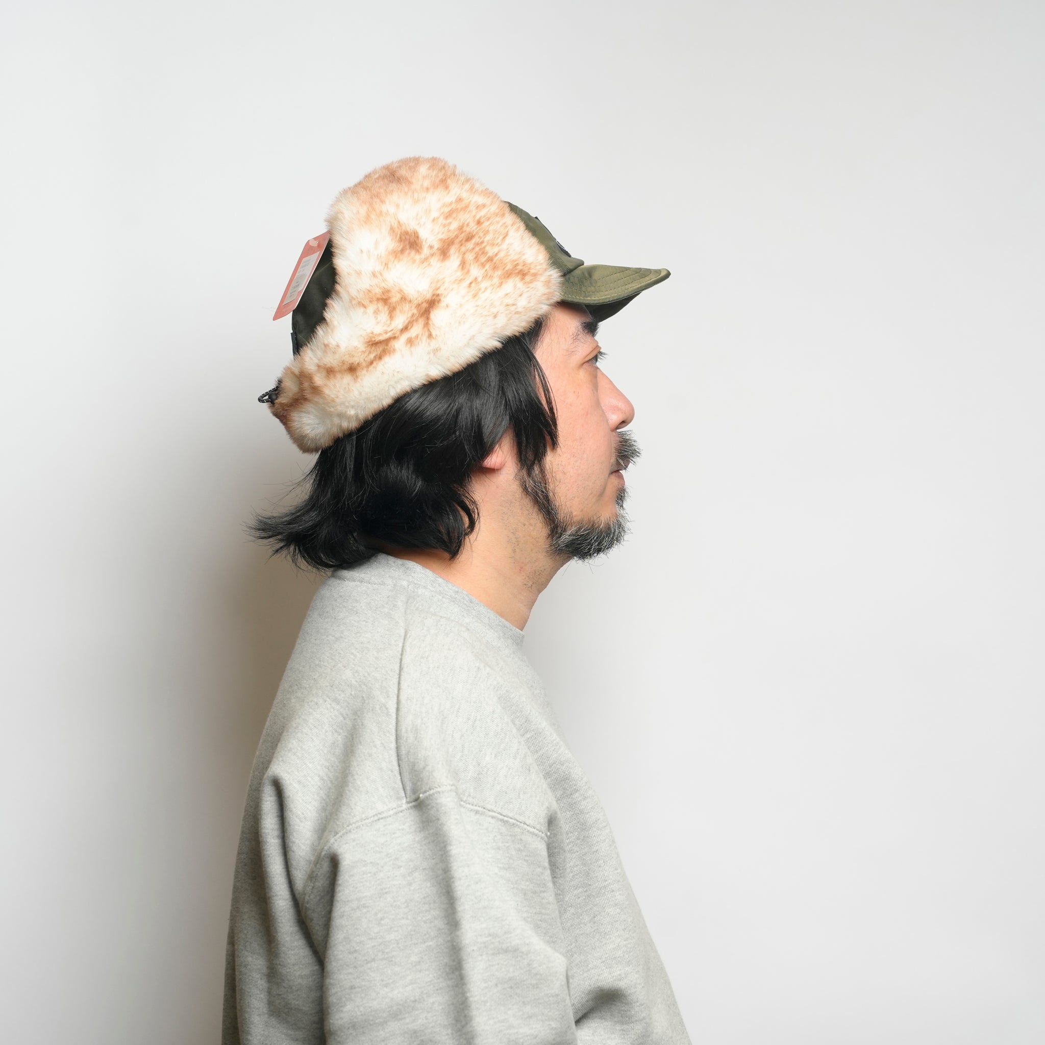 PL FLIGHT NYLON FUR FLAP CAP OLIVE[253MCV0082-OLV] – Olive | 4100225fw0229_olive | POLER【ネコポス選択可能】