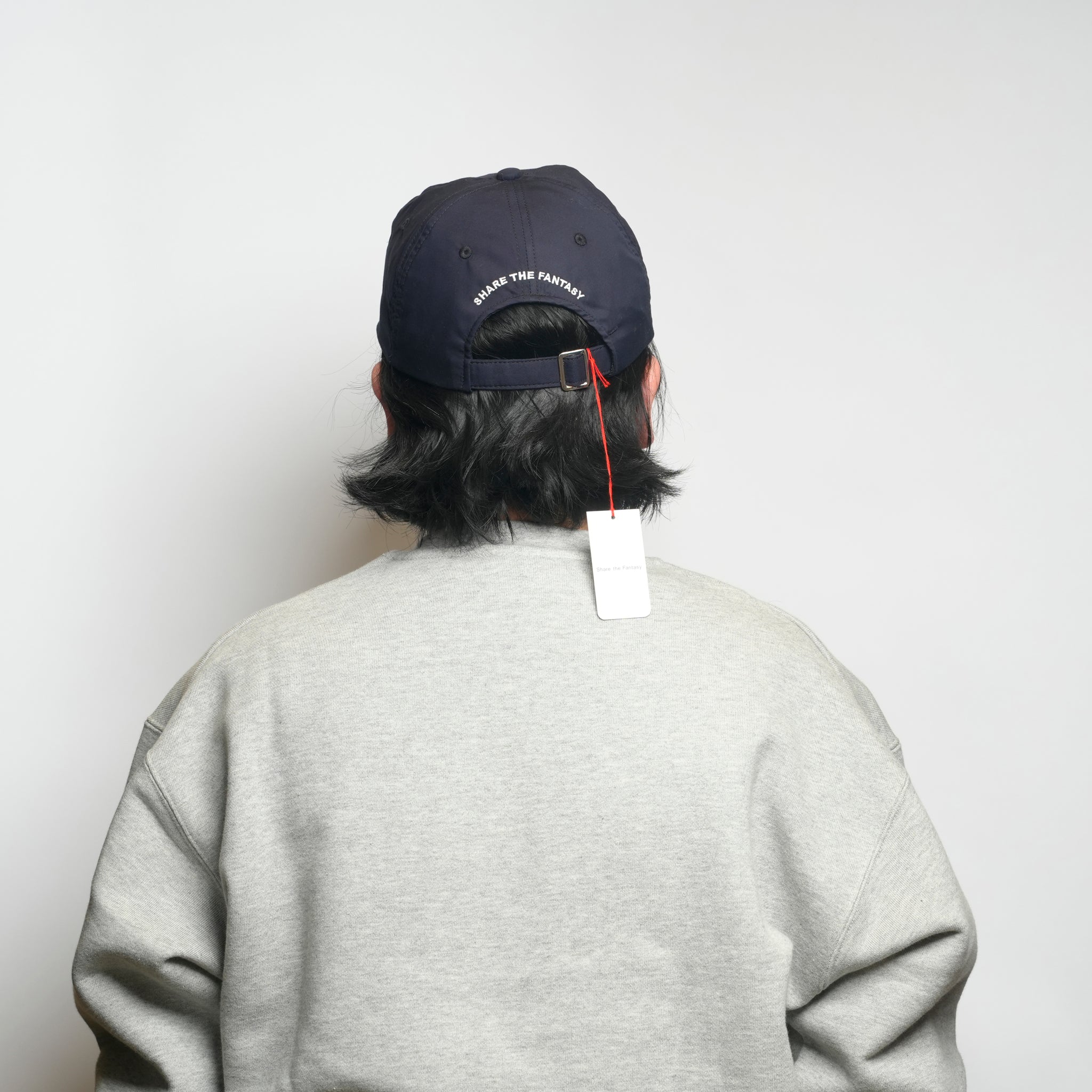 6 panel long brim cap – D.Navy(P) | stf-001-d.navy(p) | SHARE THE FANTASY