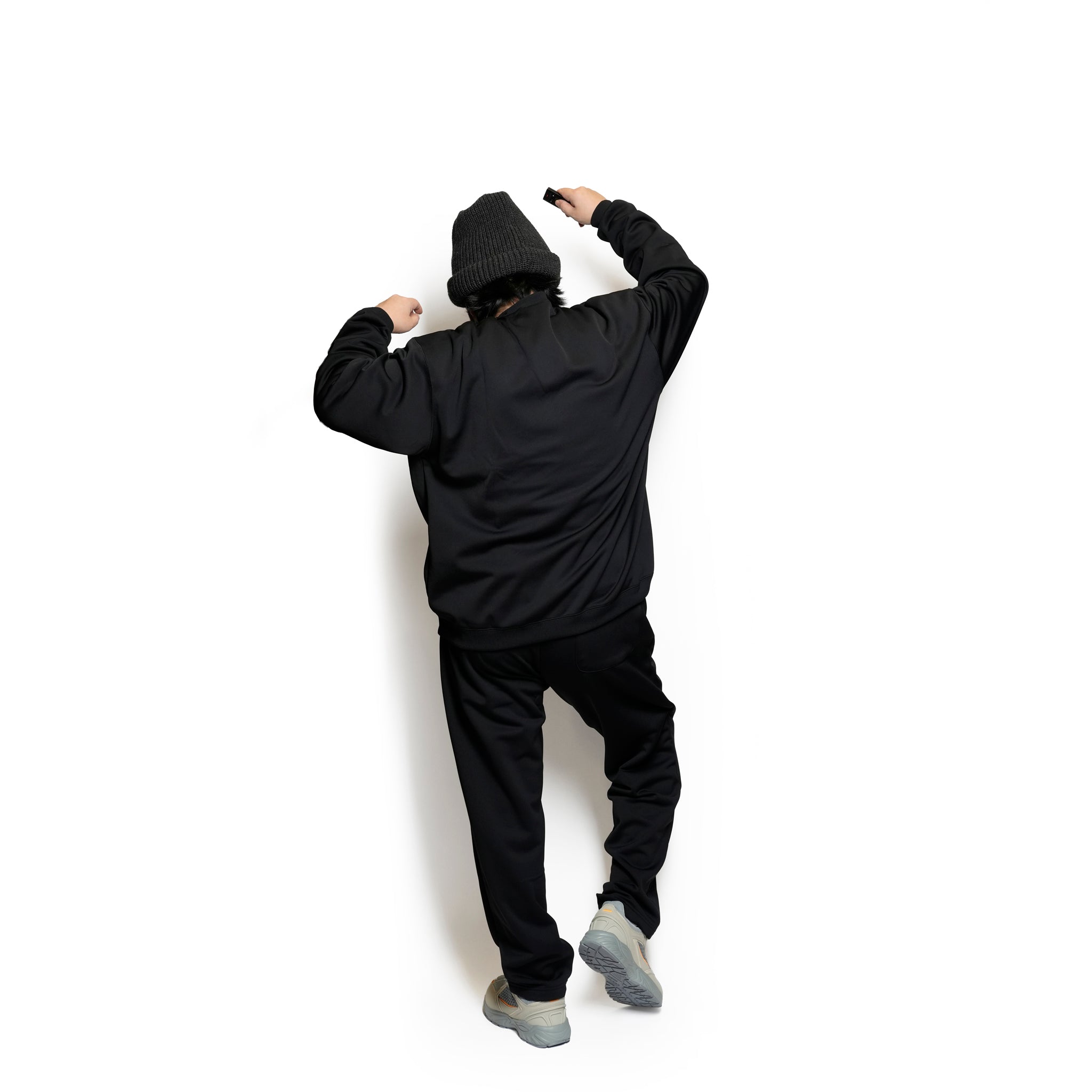 [ RELAX FIT SPORTS №144 ] Gildan cordura Pocket crew sw | Col_Black【RELAX FIT_リラックスフィット】