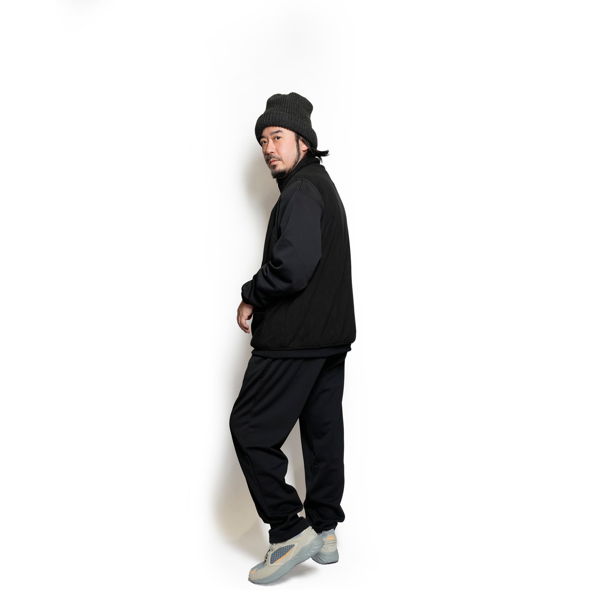 [ RELAX FIT SPORTS №145 ] Camber corduranylon sw pants | Col_Black【RELAX FIT_リラックスフィット】