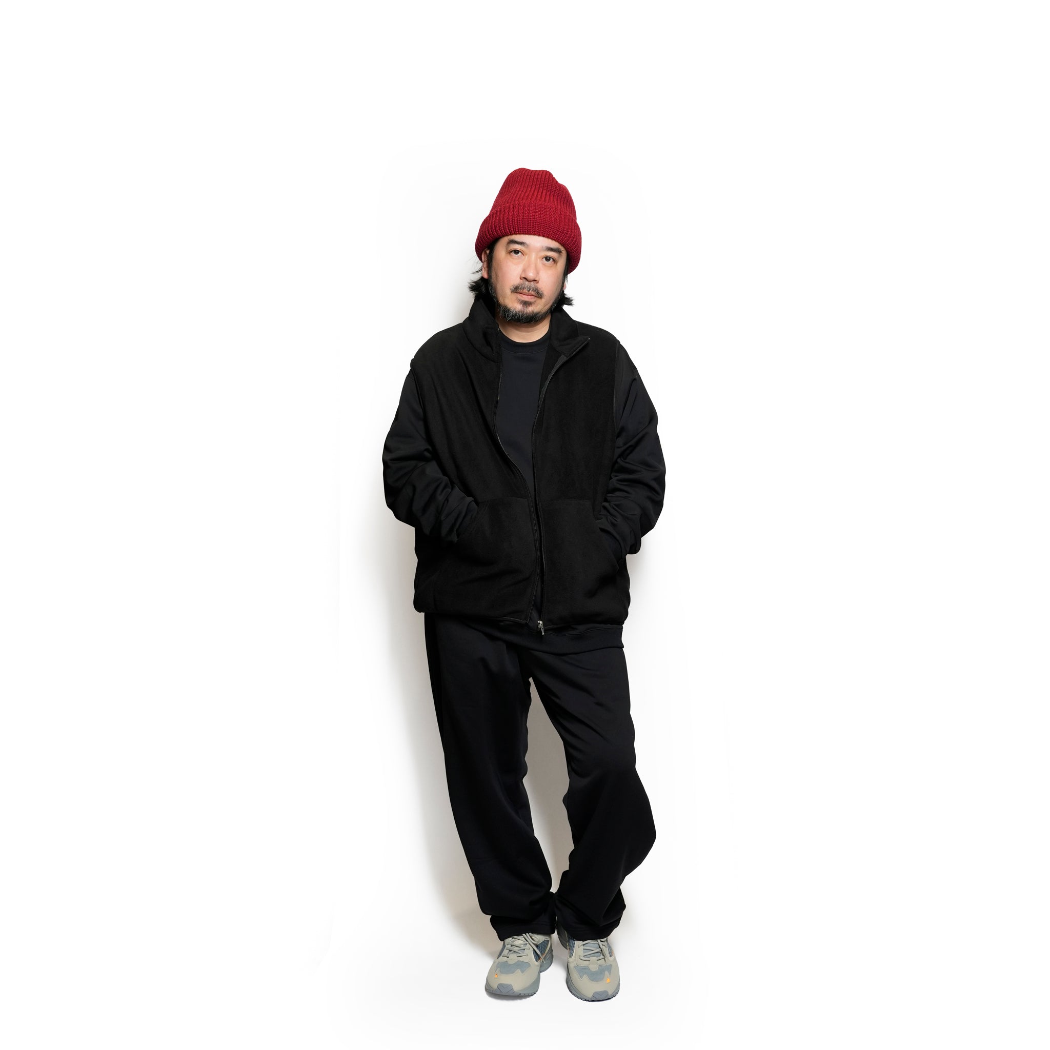 [ RELAX FIT SPORTS №144 ] Gildan cordura Pocket crew sw | Col_Black【RELAX FIT_リラックスフィット】