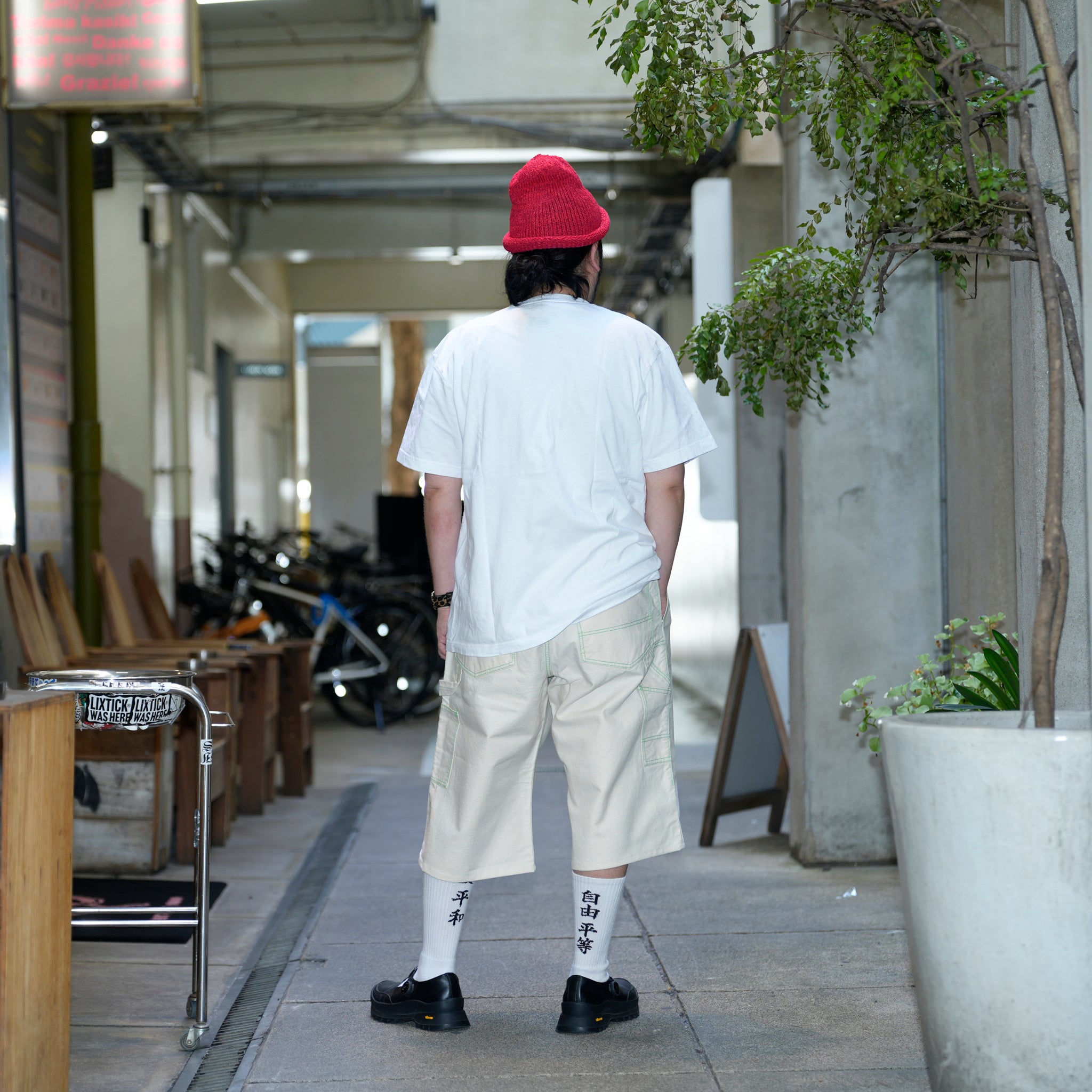 Painter pants -Quarter Length | Color_4 stich colors | No_CBC-ImSt-18【IMPRESTORE_インプレストア】