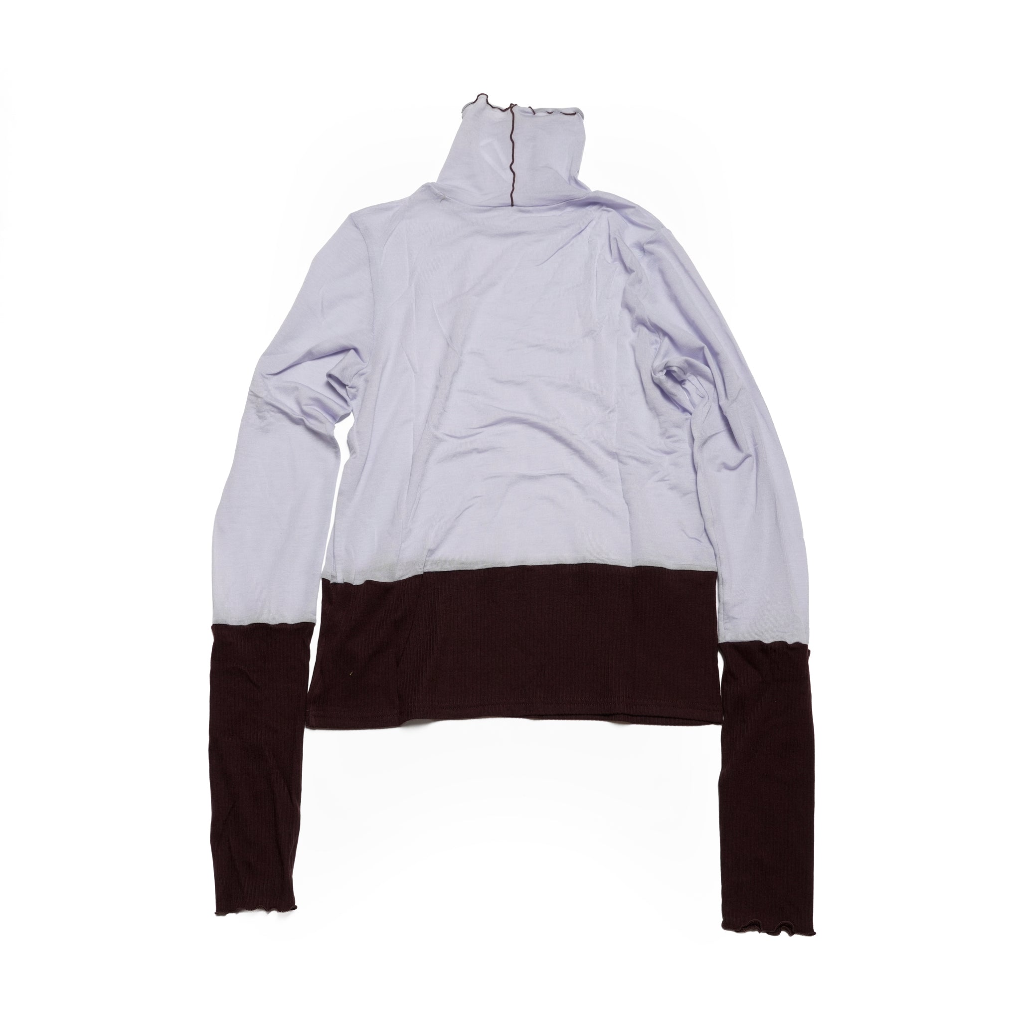 cashmere silk color block turtle | Color_Light Blue / Red | No_WHT25FCS4007【WHYTO_ホワイト】