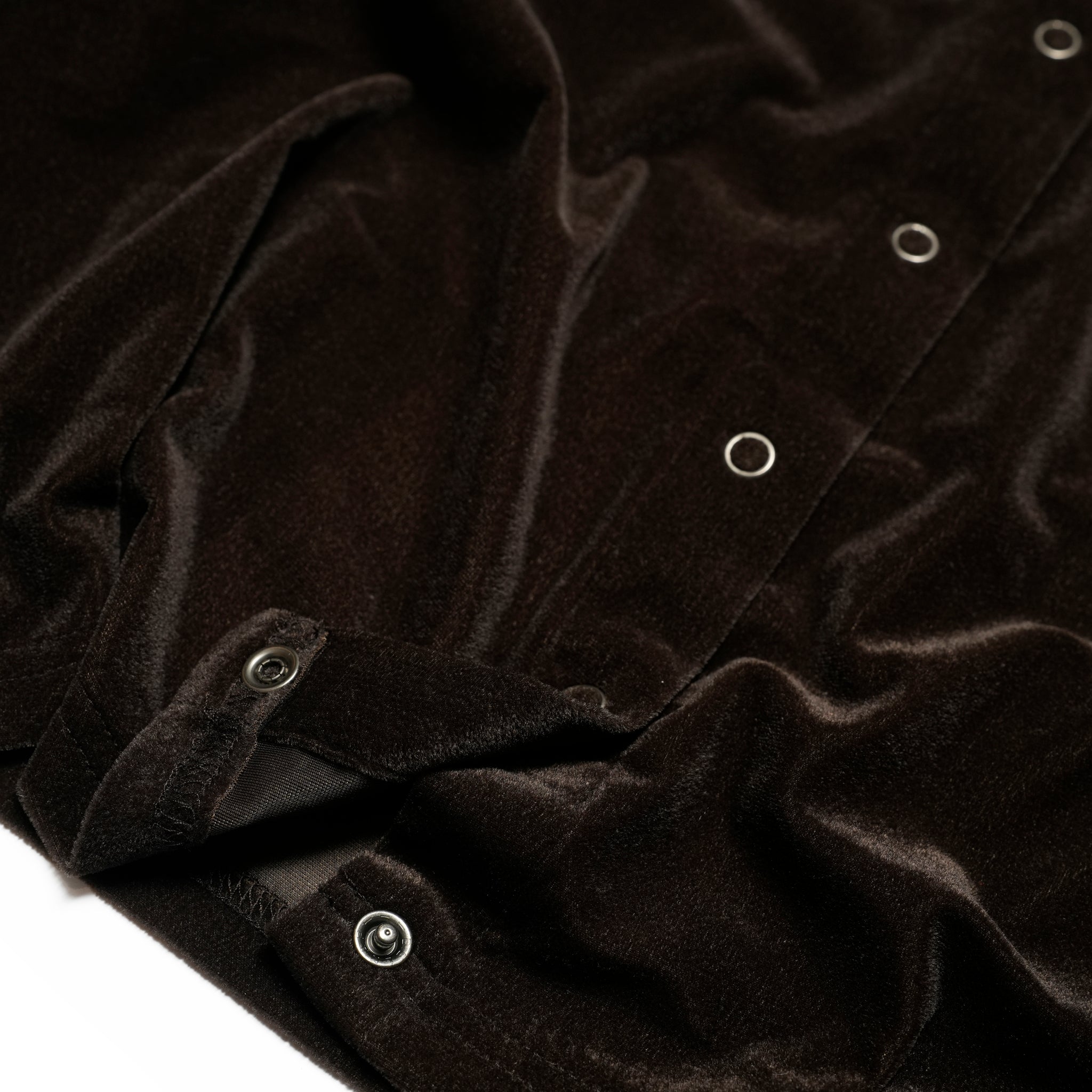 sheer velour cardigan | Color_Brown | No_WHT25FCS4005【WHYTO_ホワイト】【ネコポス選択可能】