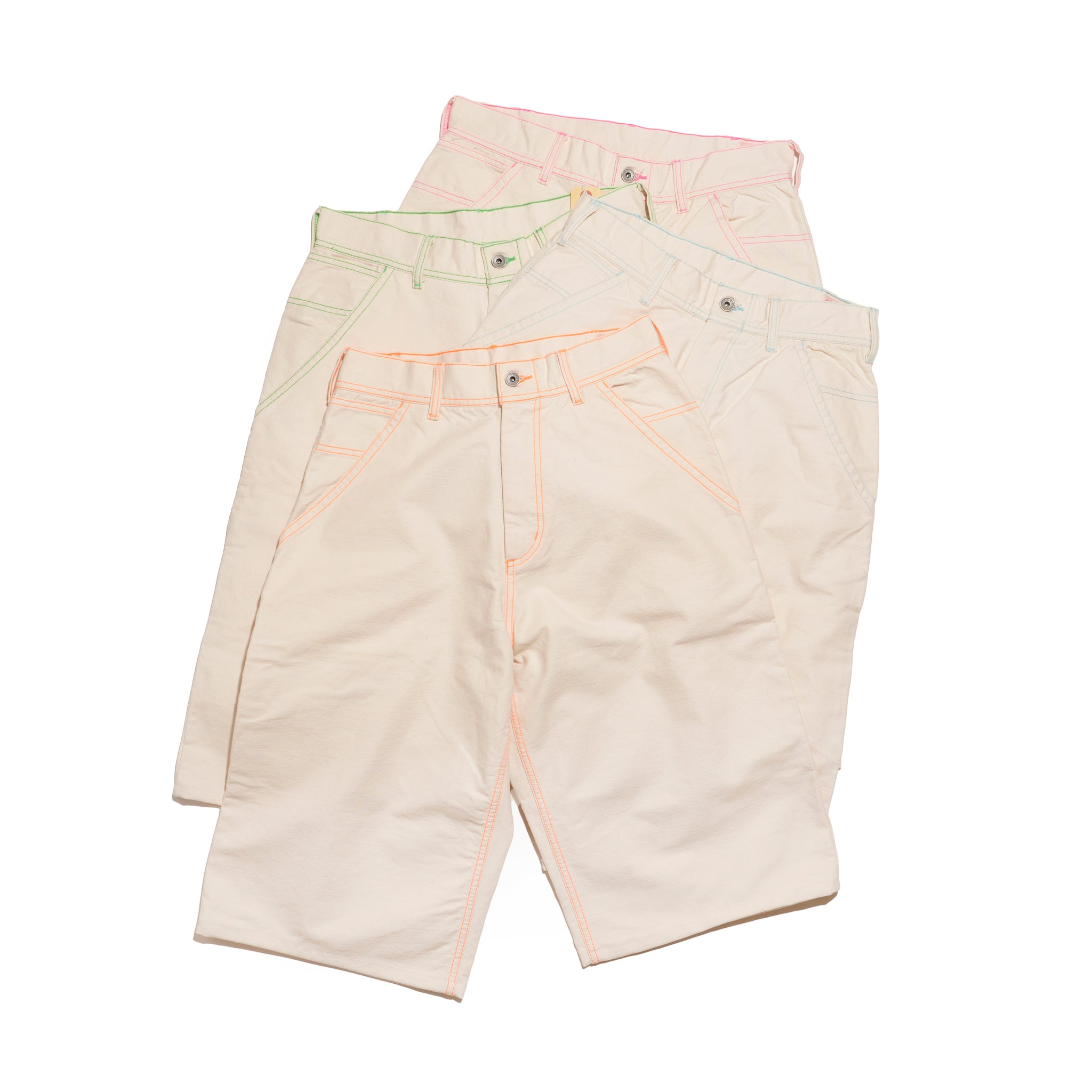 Painter pants -Quarter Length | Color_4 stich colors | No_CBC-ImSt-18【IMPRESTORE_インプレストア】