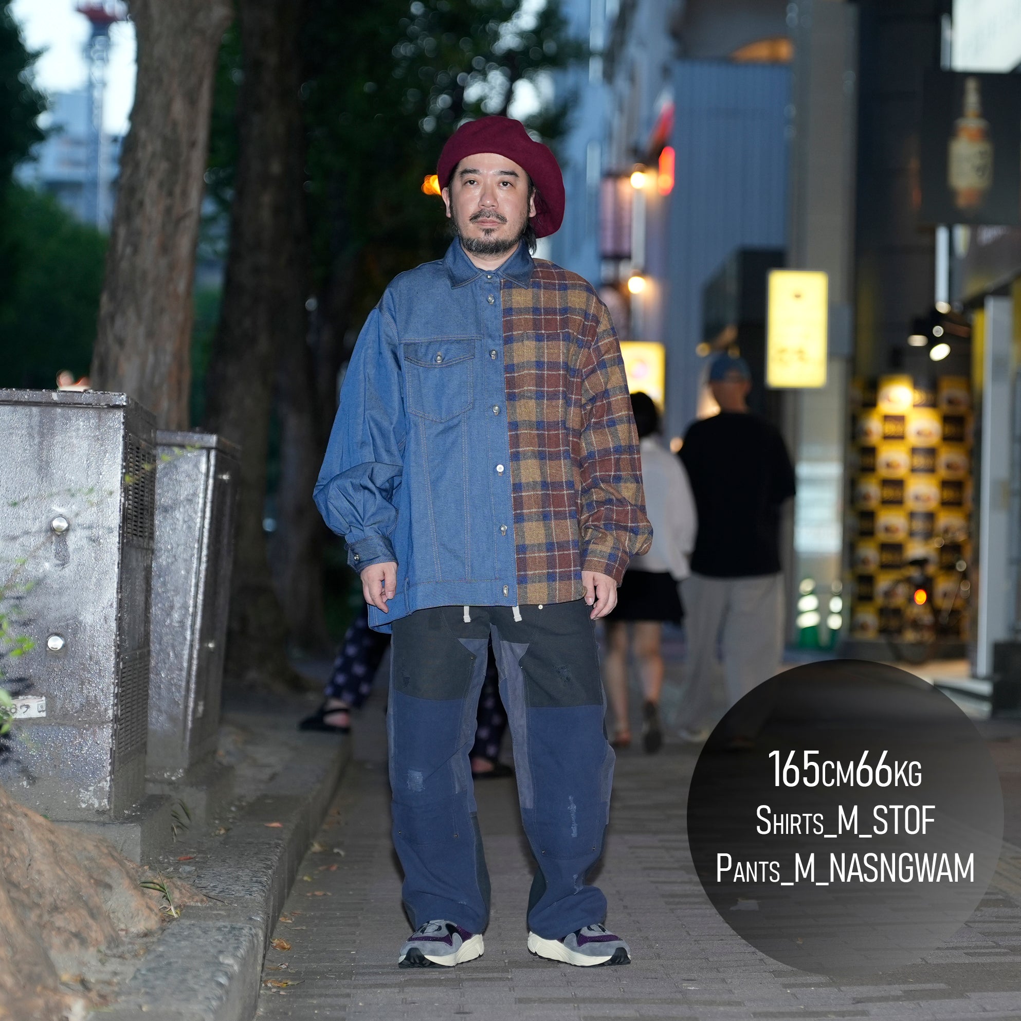 FUSION SHIRT JACKET | Color_Indigo | No_sf25aw-06_indigo【STOF_ストフ】