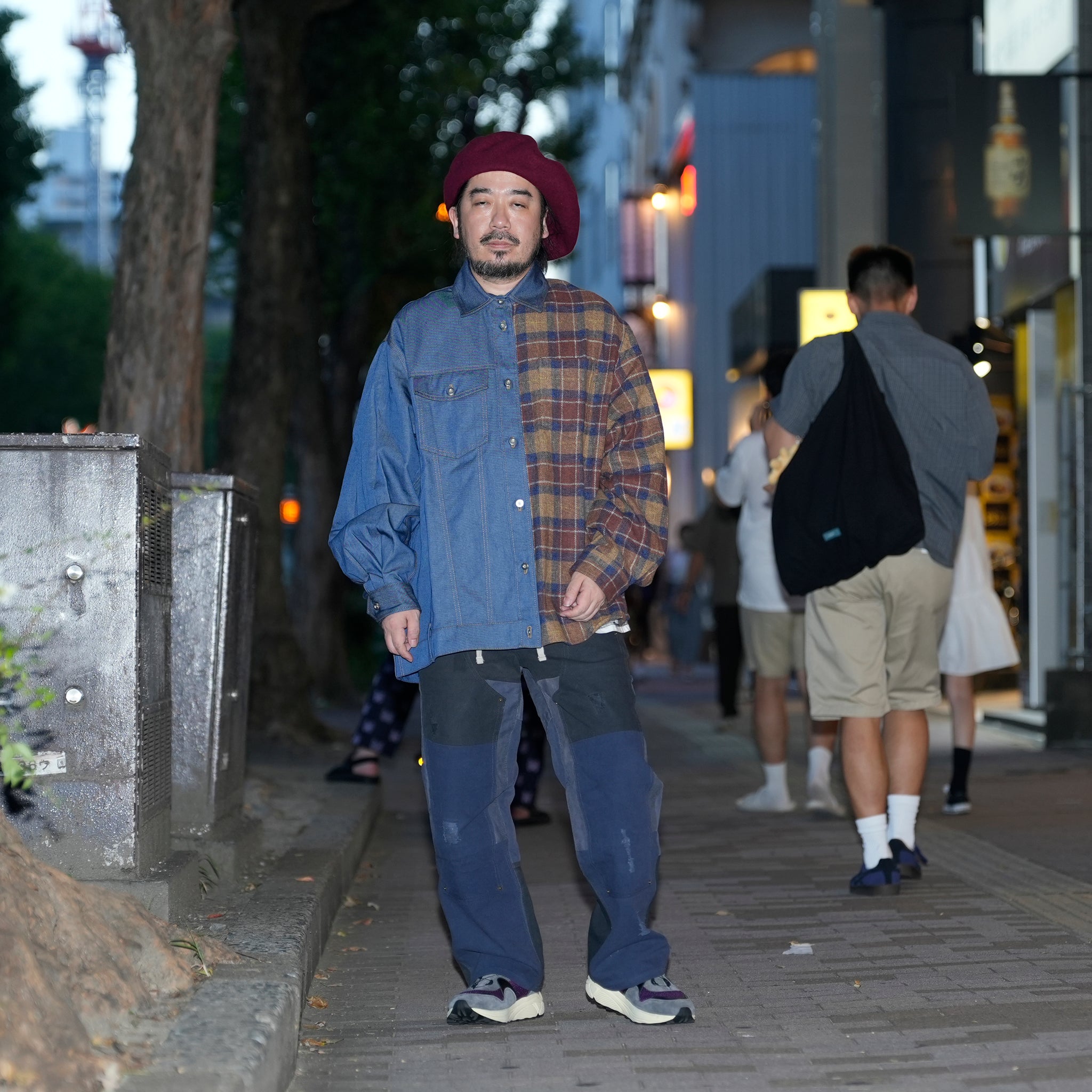 FUSION SHIRT JACKET | Color_Indigo | No_sf25aw-06_indigo【STOF_ストフ】