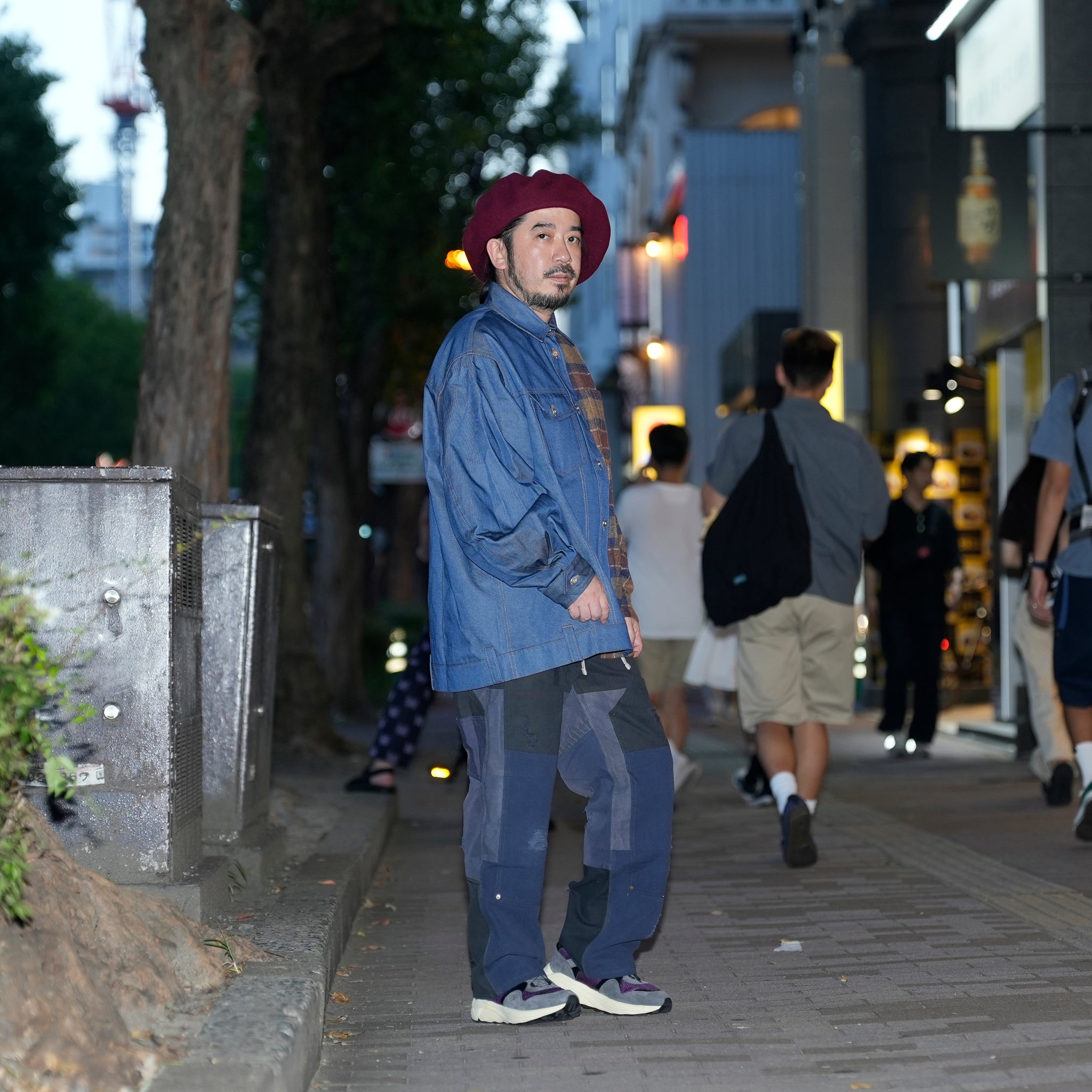 FUSION SHIRT JACKET | Color_Indigo | No_sf25aw-06_indigo【STOF_ストフ】
