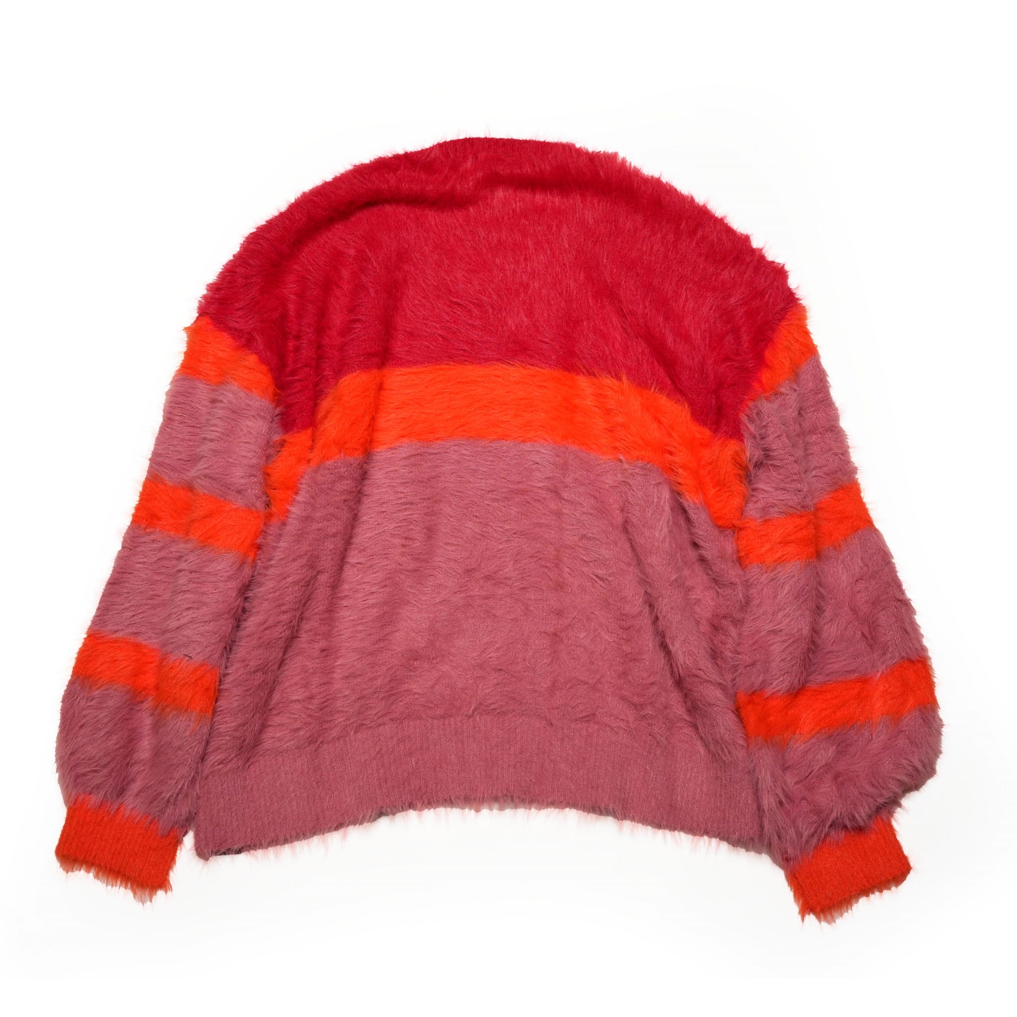 26674_SUNSET | FLUFFY COLOUR BLOCK SWEATER | Color:SUNSET【ONE TEASPOON_ワンティースプーン】