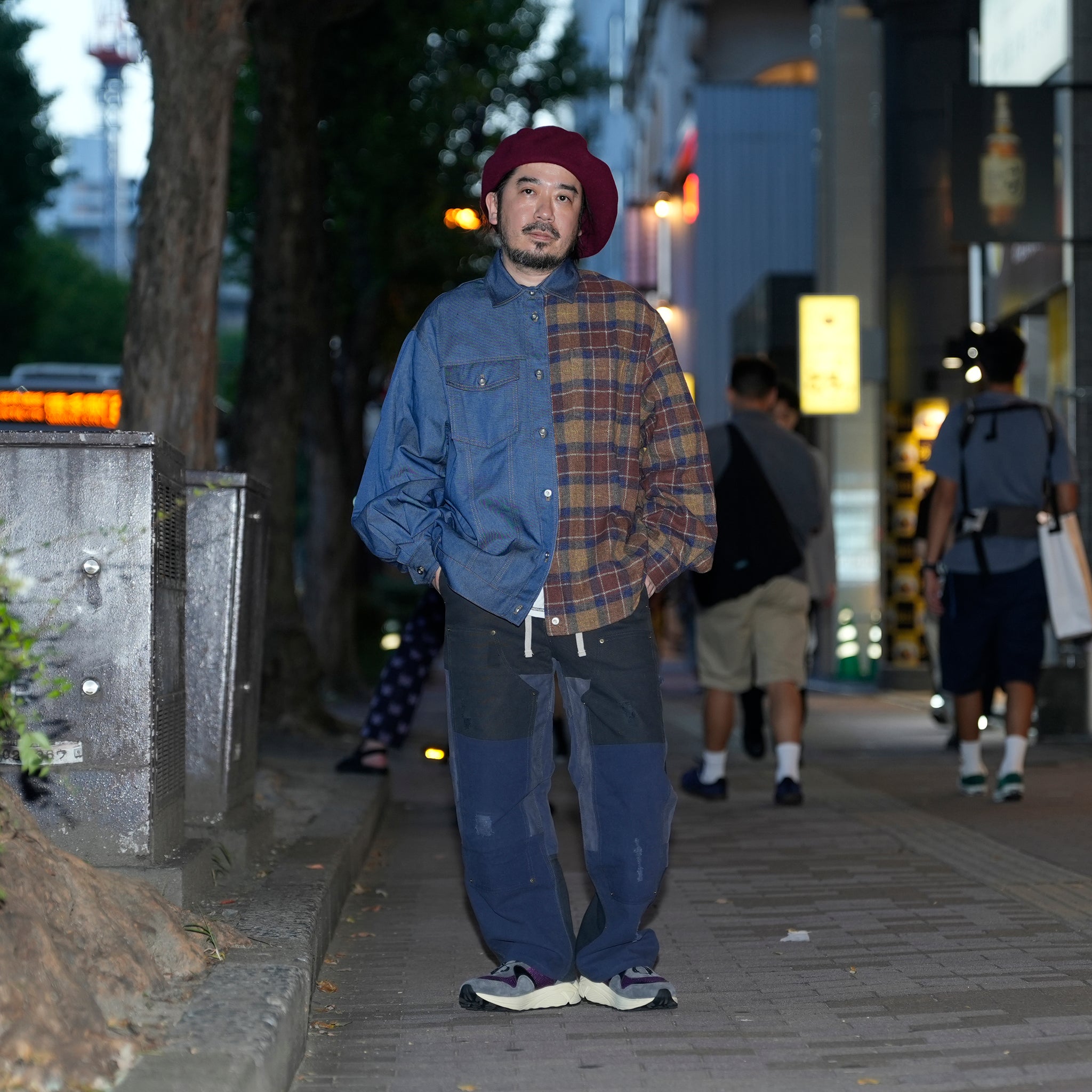 FUSION SHIRT JACKET | Color_Indigo | No_sf25aw-06_indigo【STOF_ストフ】