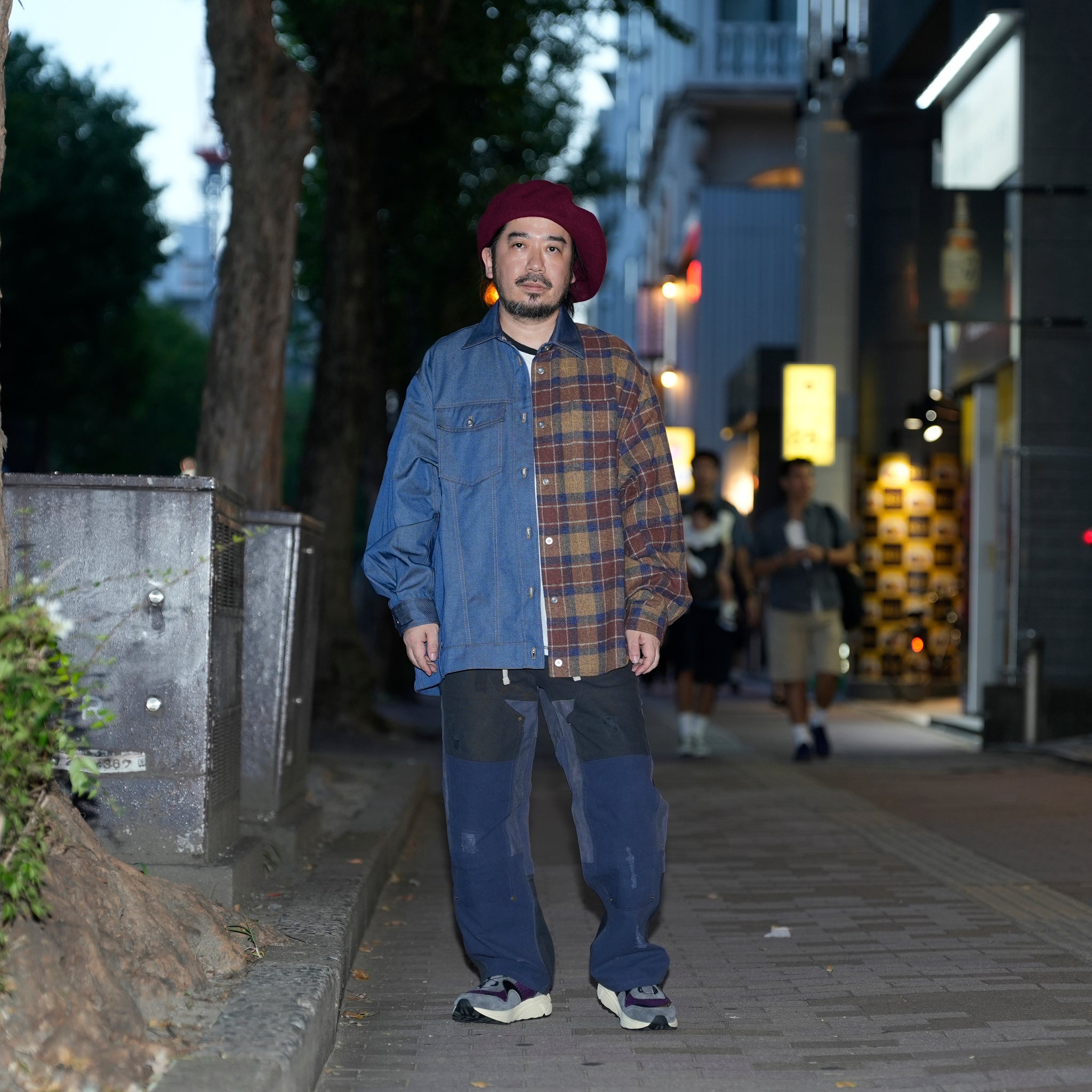 FUSION SHIRT JACKET | Color_Indigo | No_sf25aw-06_indigo【STOF_ストフ】