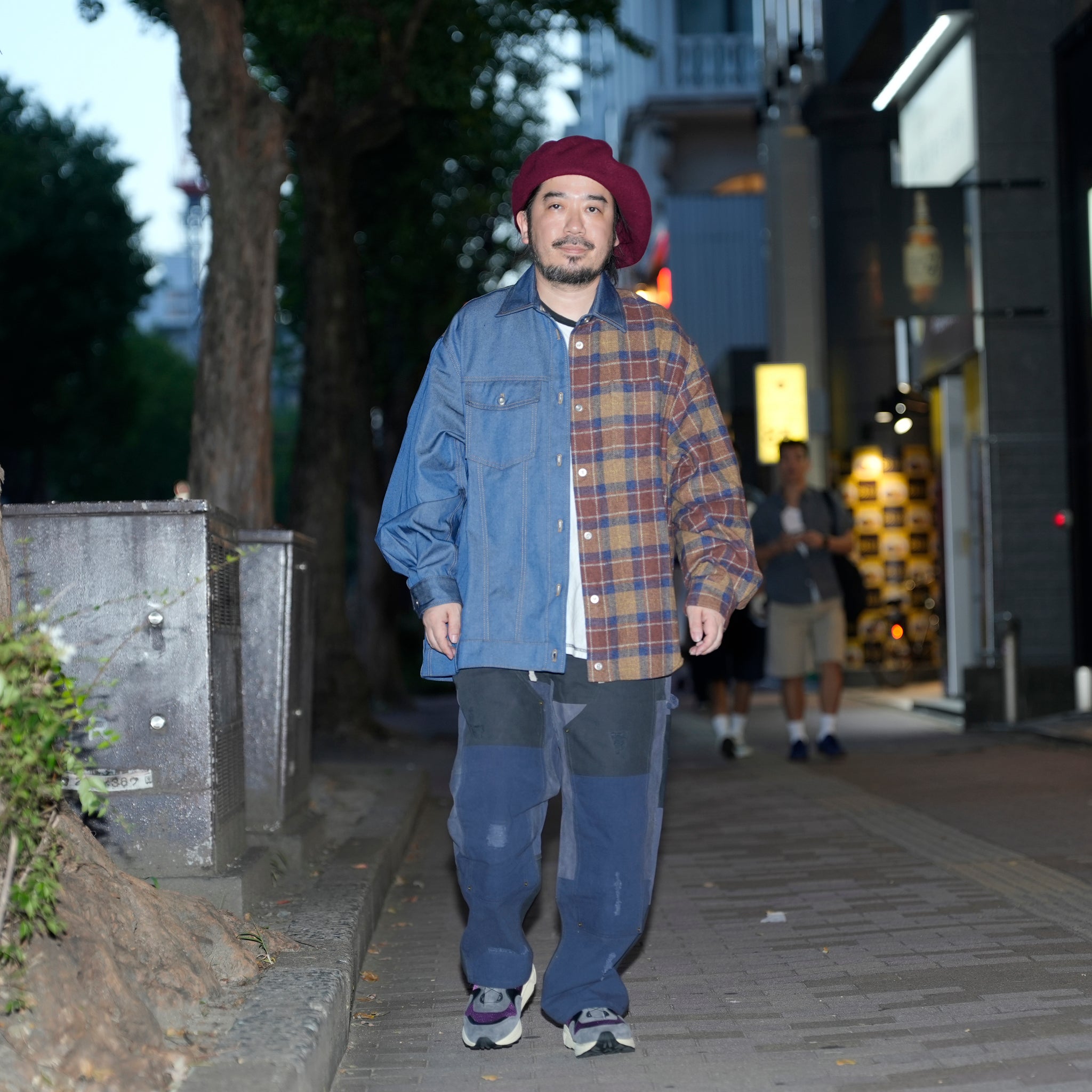 FUSION SHIRT JACKET | Color_Indigo | No_sf25aw-06_indigo【STOF_ストフ】