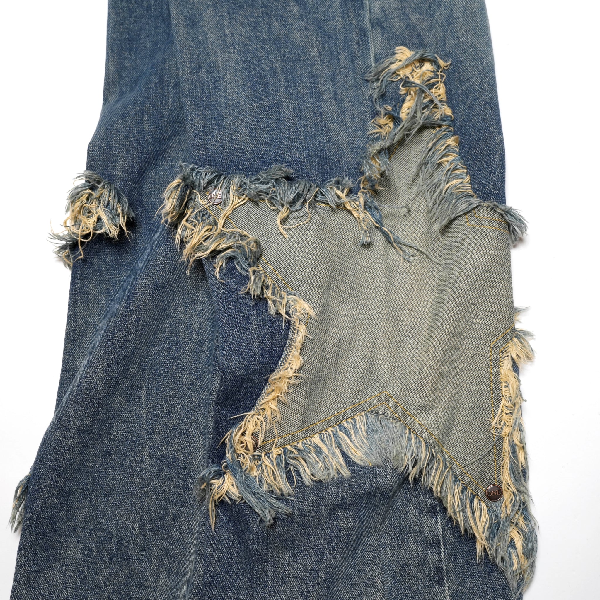 26510_MEMPHIS STAR | MEMPHIS STAR JACKSONS MID WAIST WIDE LEG JEANS | Color:MEMPHIS STAR【ONE TEASPOON_ワンティースプーン】