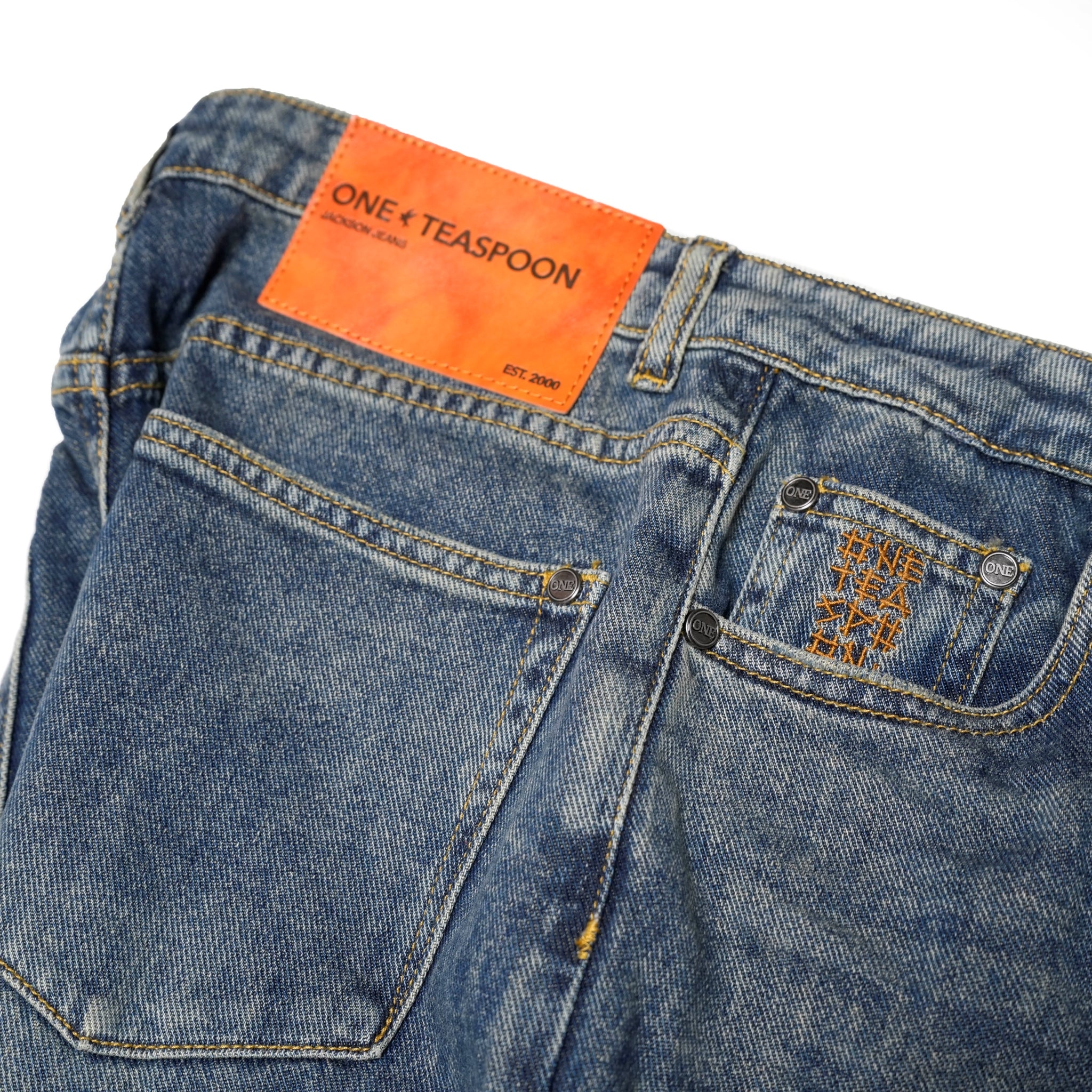 26510_MEMPHIS STAR | MEMPHIS STAR JACKSONS MID WAIST WIDE LEG JEANS | Color:MEMPHIS STAR【ONE TEASPOON_ワンティースプーン】