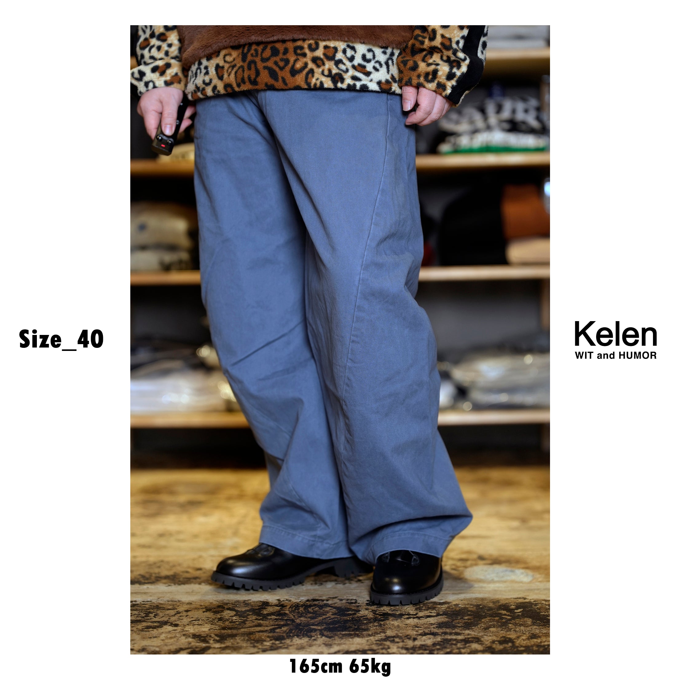 KLM25HPT1132_Blue | MONSTRO | Color:Blue【KELEN MEN_ケレン】