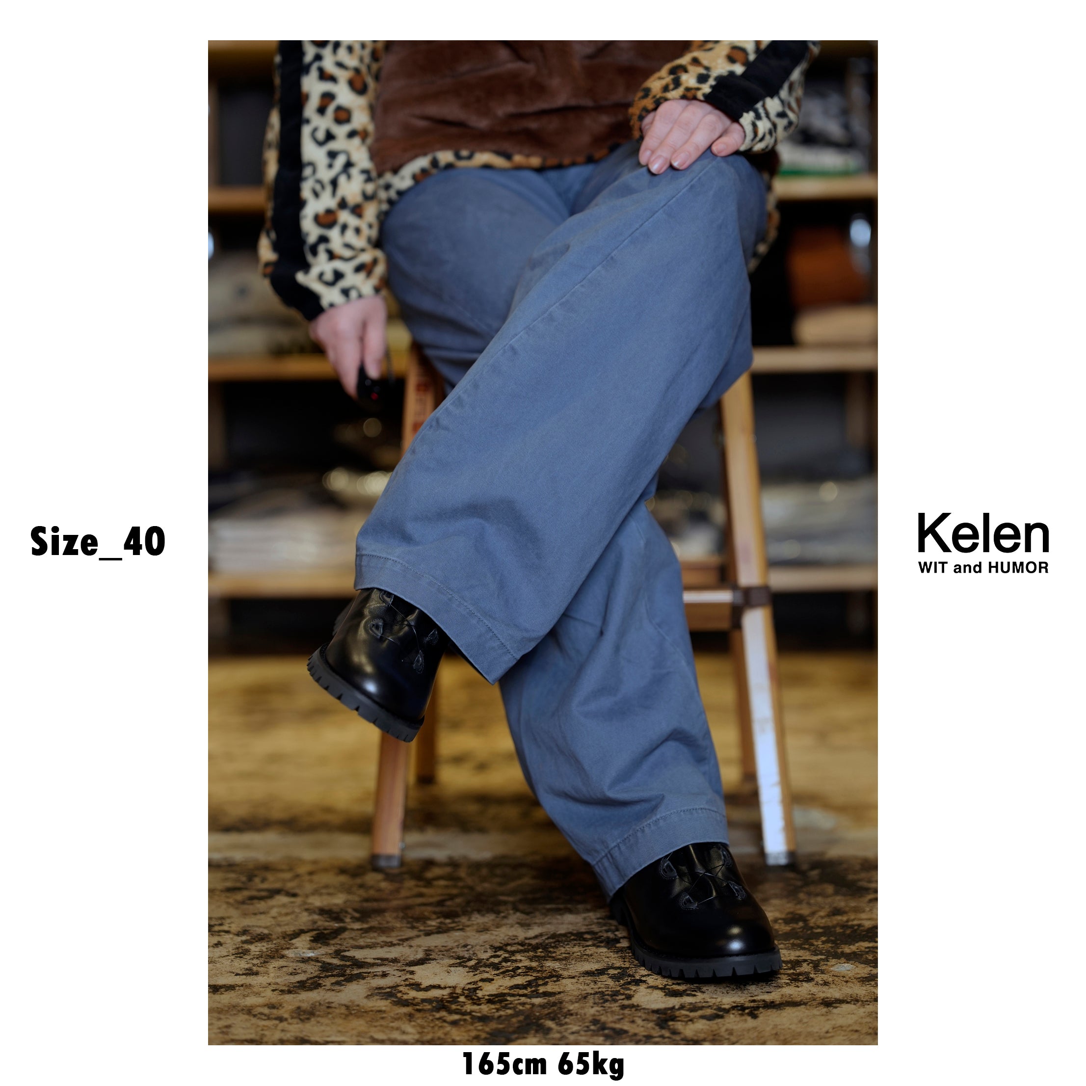 KLM25HPT1132_Blue | MONSTRO | Color:Blue【KELEN MEN_ケレン】