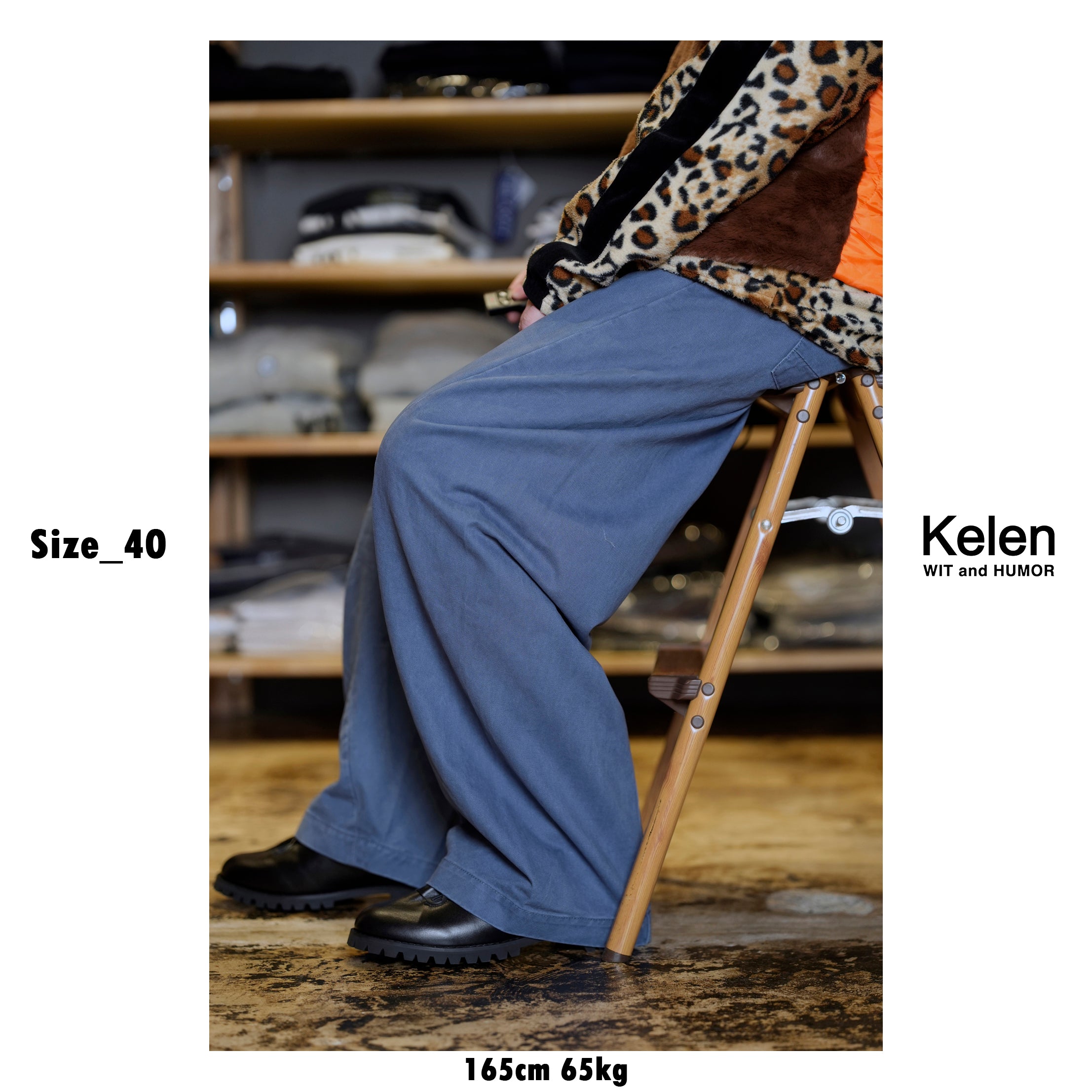 KLM25HPT1132_Blue | MONSTRO | Color:Blue【KELEN MEN_ケレン】