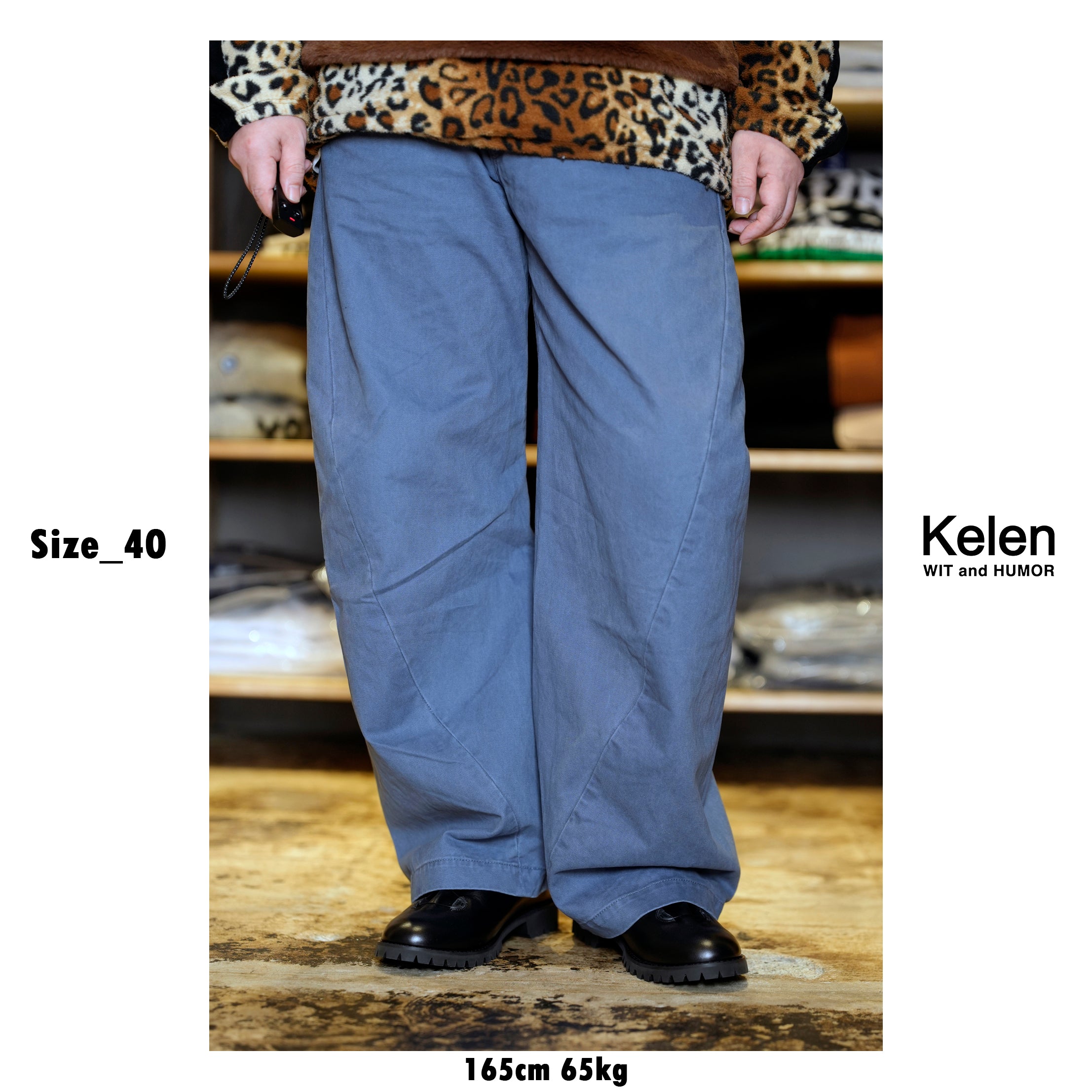 KLM25HPT1132_Blue | MONSTRO | Color:Blue【KELEN MEN_ケレン】